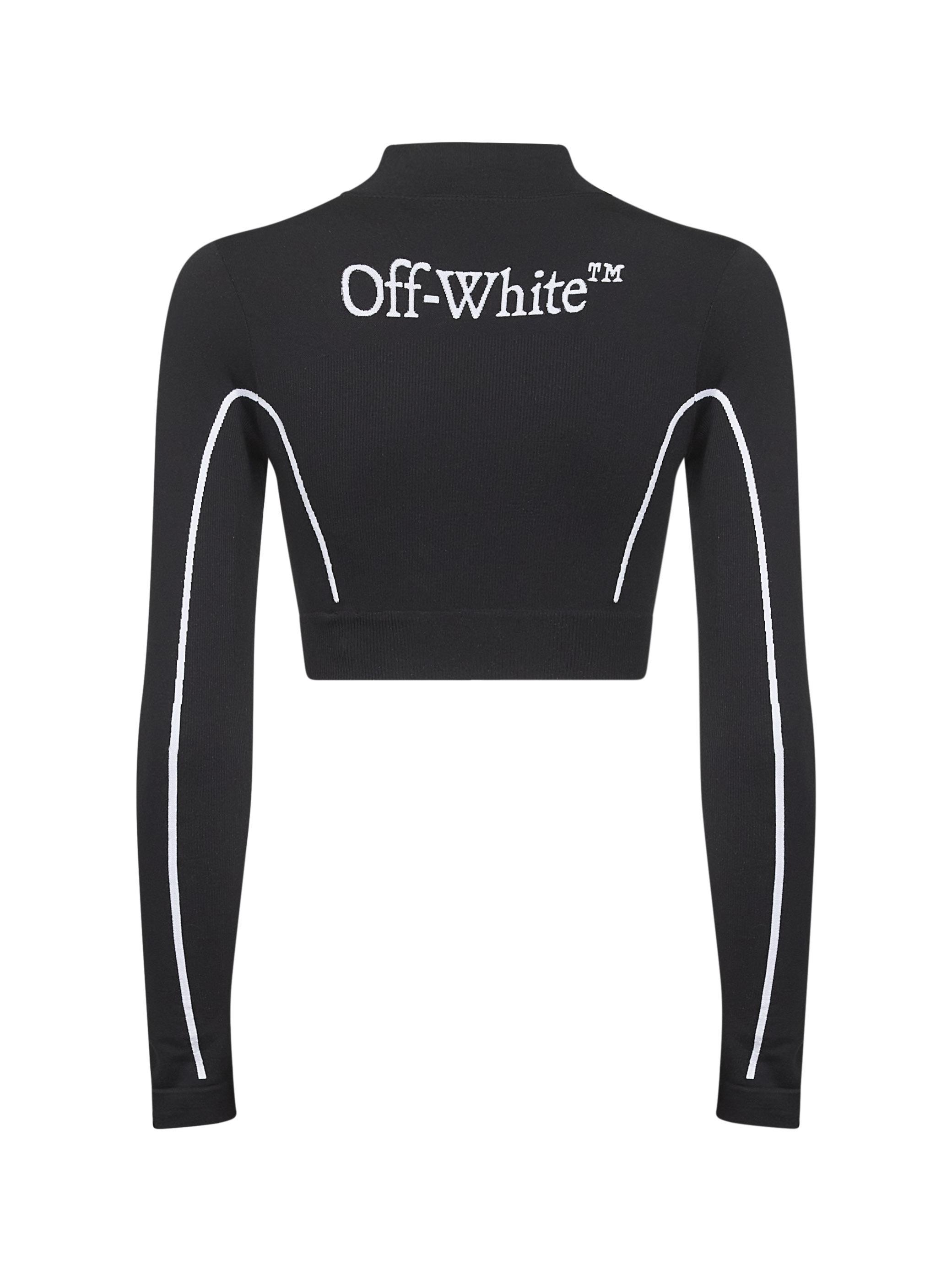 Tシャツ・カットソー Off-White FW19 CROPPED SWEATER (OWHE013_E19B700734125) A09931_0GRAC_100_I.jpg