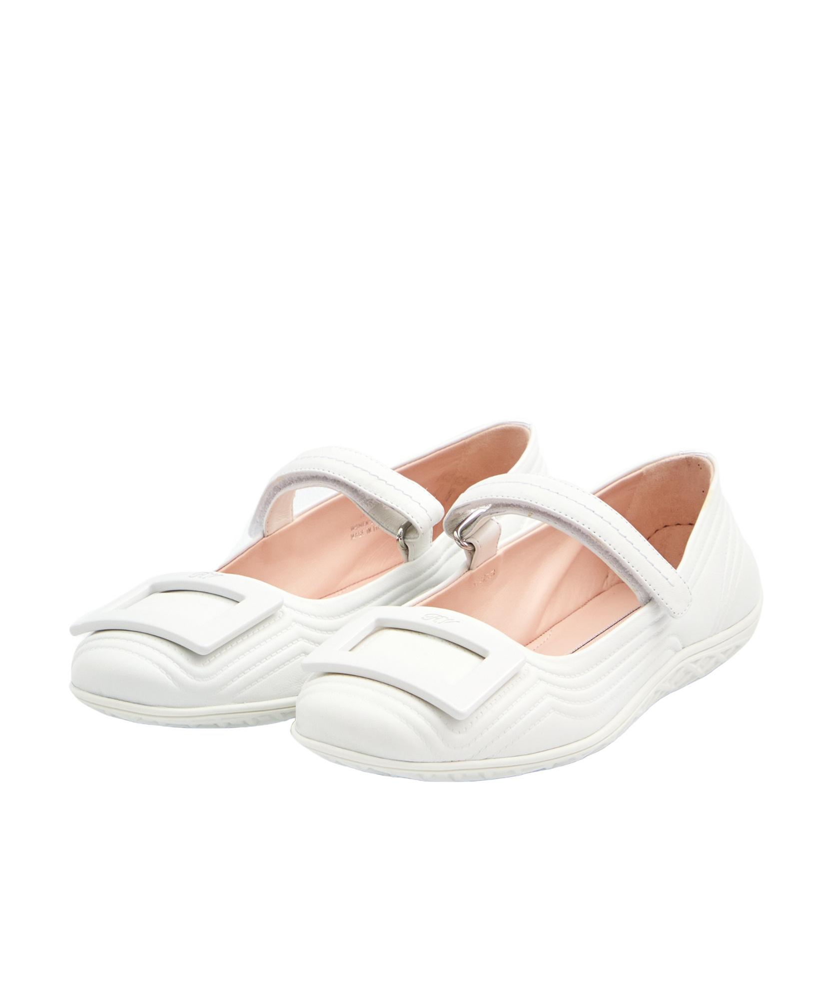 バレエシューズ Roger Vivier Viv Low Mary Jane Ballerinas ROGER VIVIER Très Vivier Strass Babies crystal-embellished