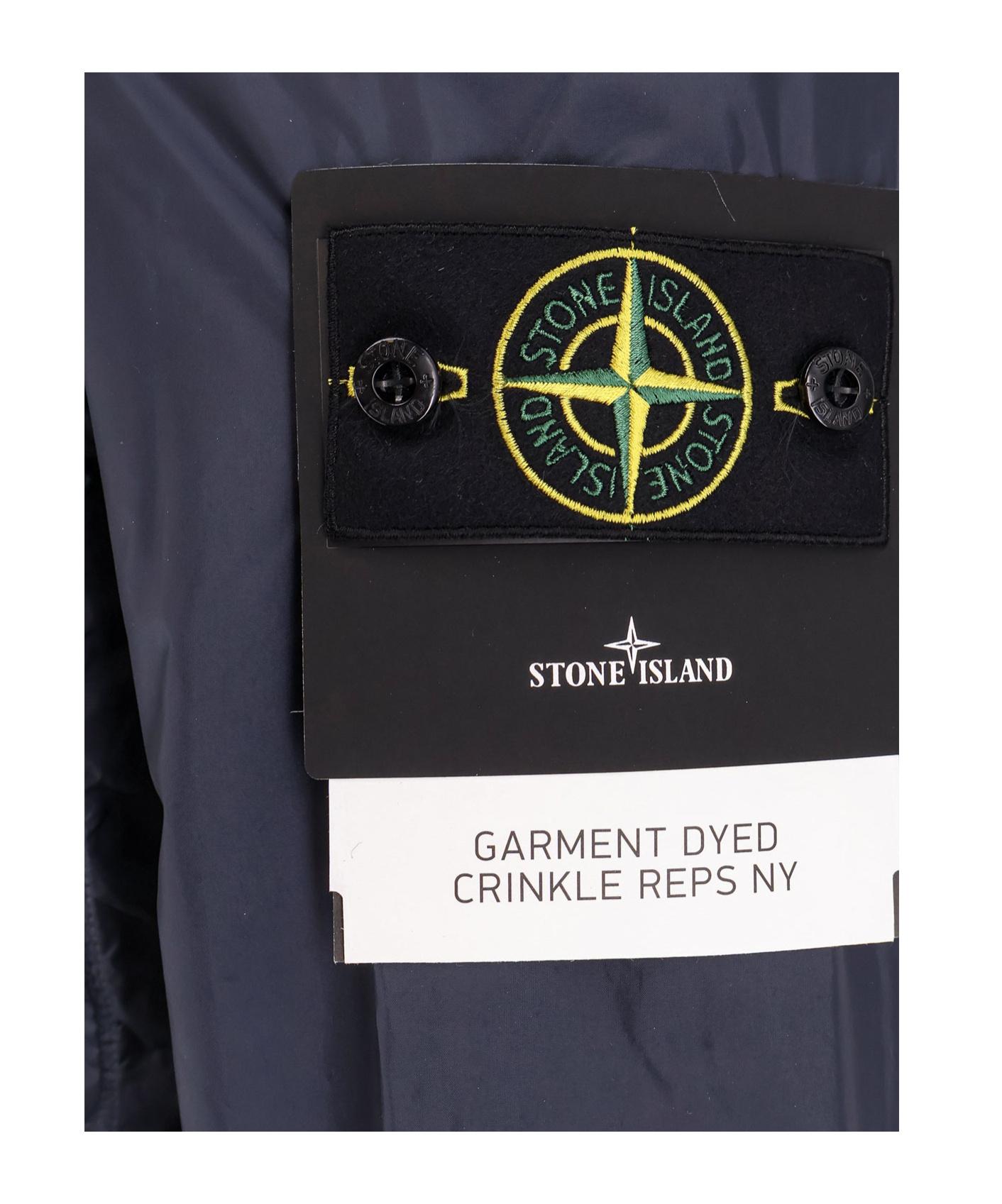 【STONE 】Stone  コンパス パッチ パーカー Stone Island コンパスバッジ パーカー | ブルー | FARFETCH JP