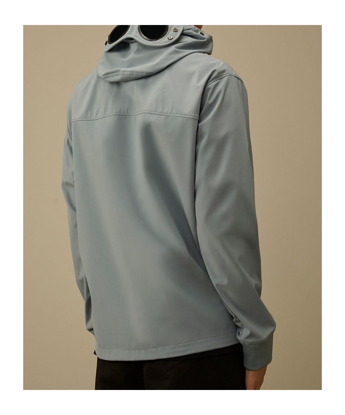 C.P. Company Shell-R Goggle Hooded Jacket in Gray for Men | Lyst