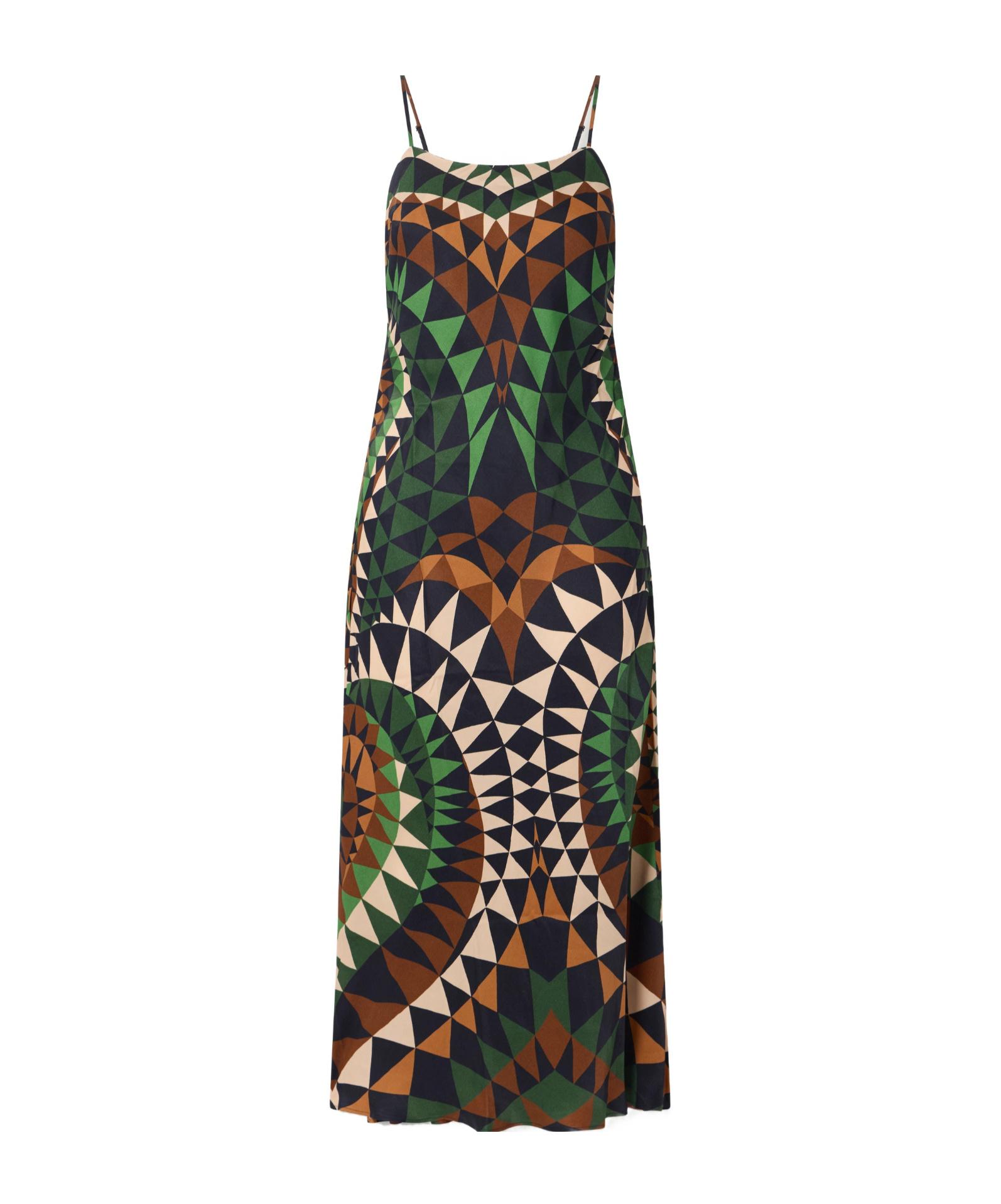 knee length dresses for ladies Farm Rio Watercolor Floral Blue Maxi Dress, Watercolor Floral Blue / L