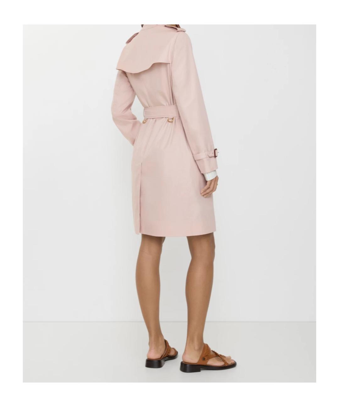 Pink Burberry Coats for Women | Lyst