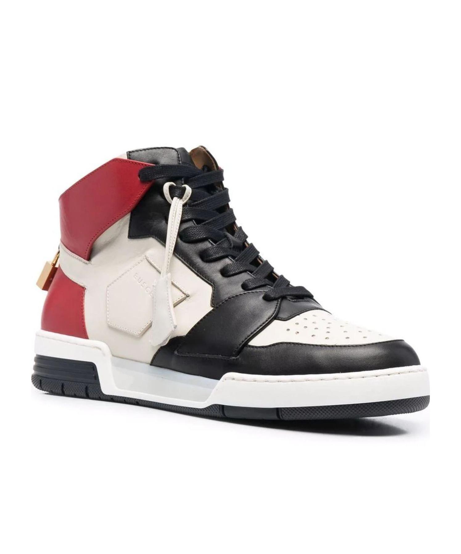 Buscemi Men\'s Deep Red High-Top Sneakers Buscemi High-top sneakers for Men | Online Sale up to 52  main image 4