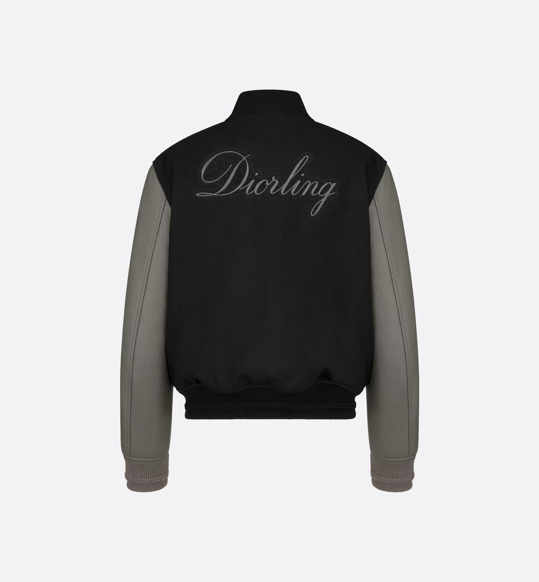 Dior Ling Varsity Jacket in Black for Men | Lyst