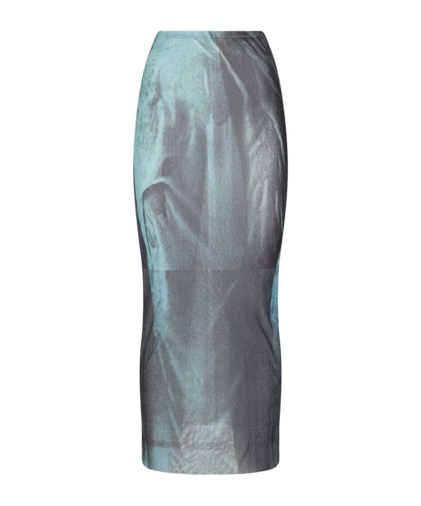 【Jean Paul Gaultier】 High-riseコットン maxiスカート JEAN PAUL GAULTIER Knitted maxi skirt | NET-A-PORTER