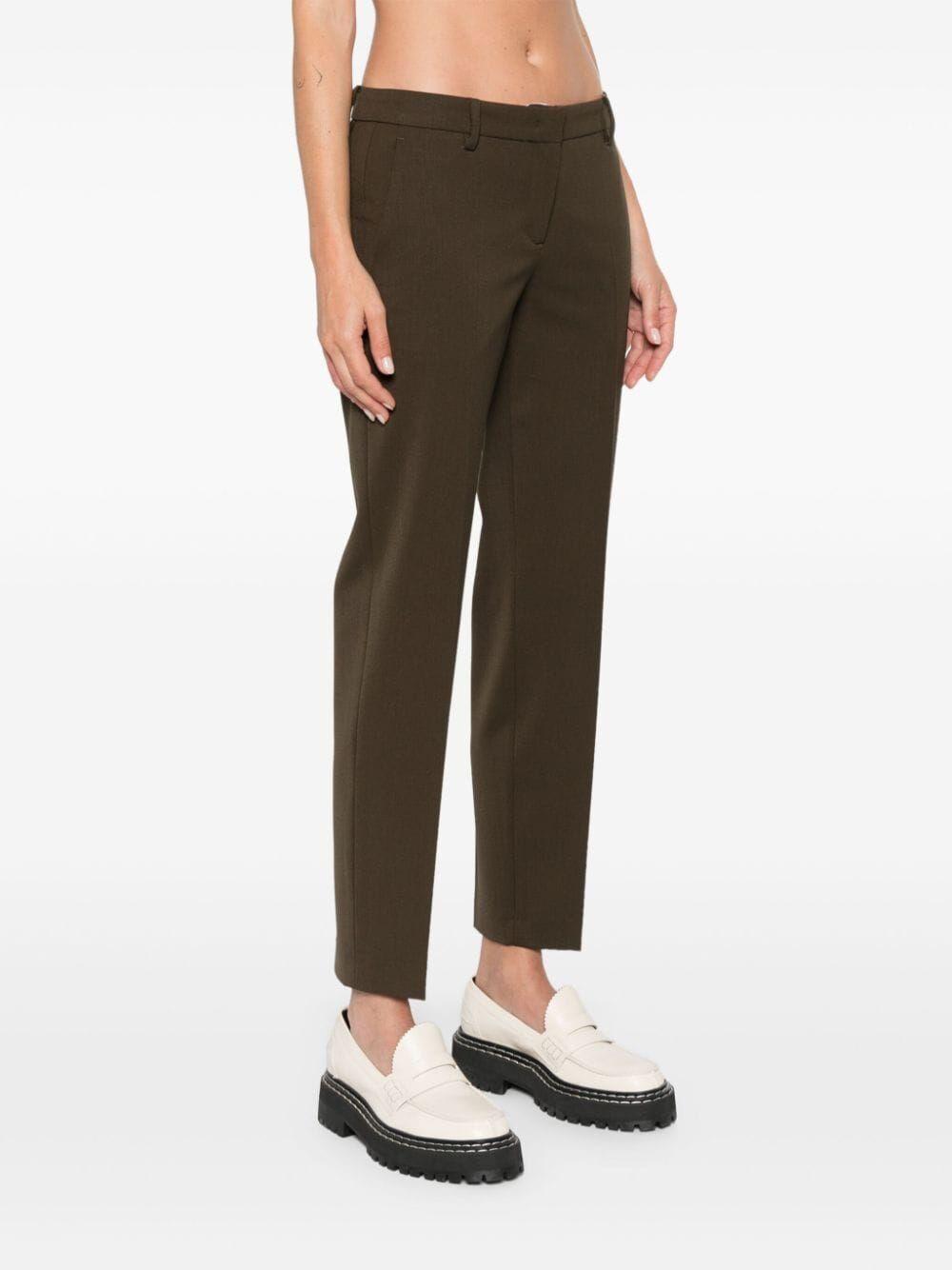 N°21 Women Straight Pants B111 57989000 BLACK Bi-Stretch Straight Leg Pants