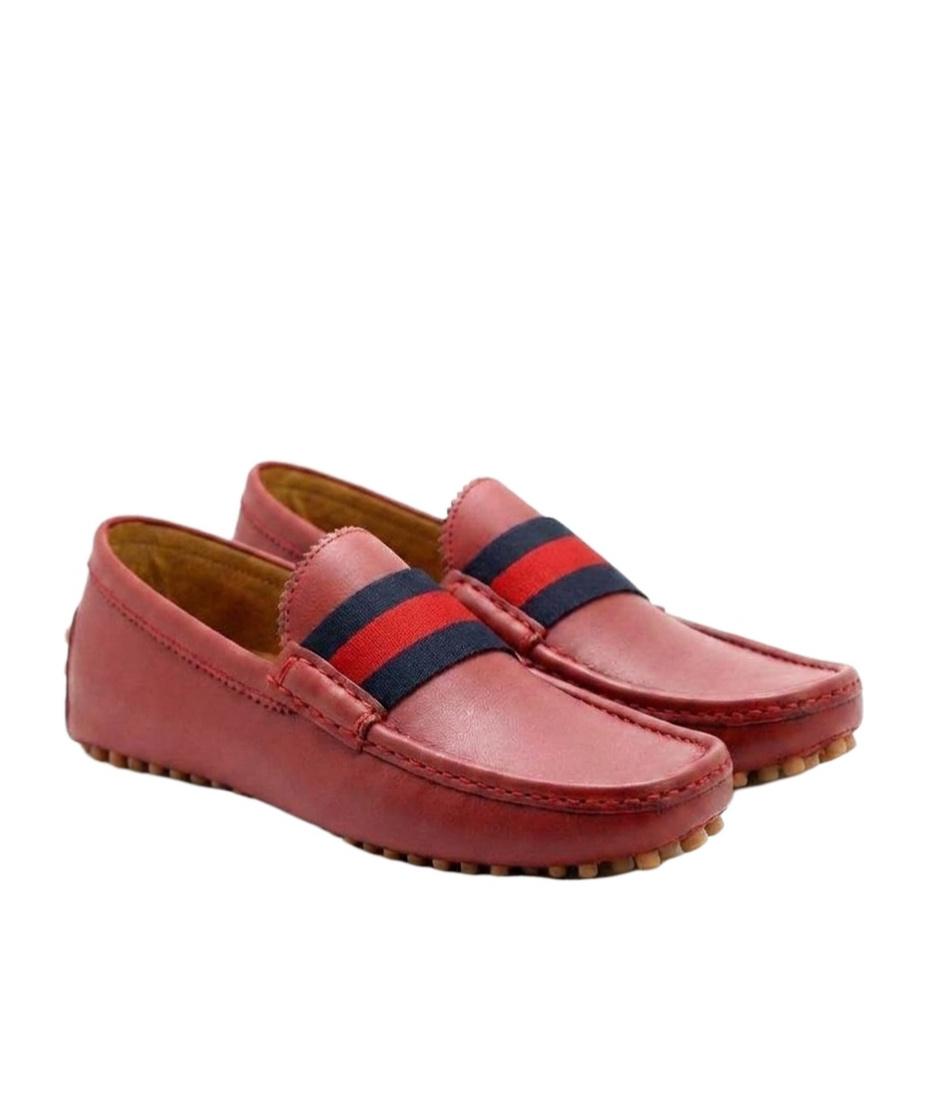 red gucci dress shoes $890 Mens Leather Horse Bit Loafers Sz 11 G / 12 US Made in ITALY Style these loafers with tailored trousers and a silk blouse for a refined office ensemble Red Gucci Shoes for Women