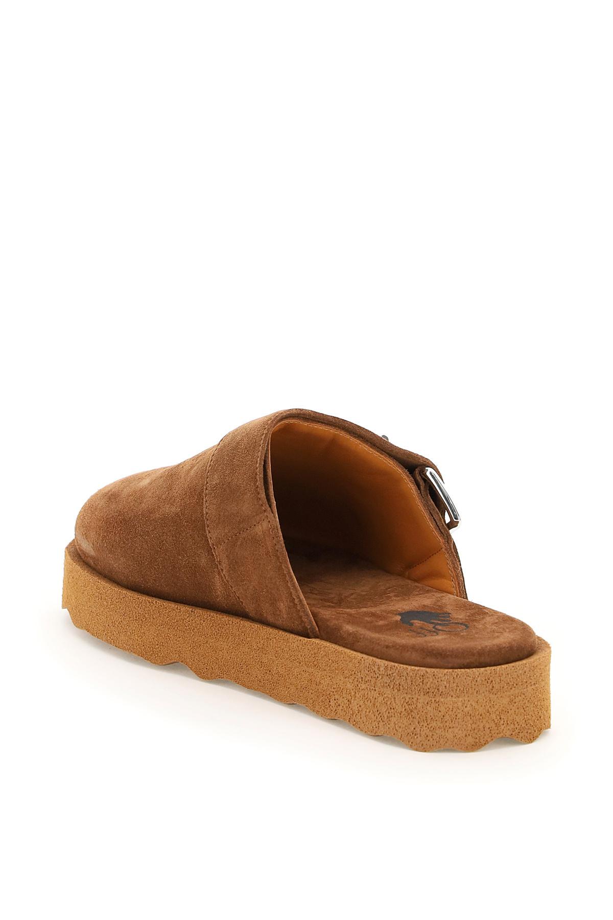 OFF-WHITE COMFORT LEATHER SLIPPER 43インチ Off-White c/o Virgil Abloh Slippers for Men | Online Sale up
