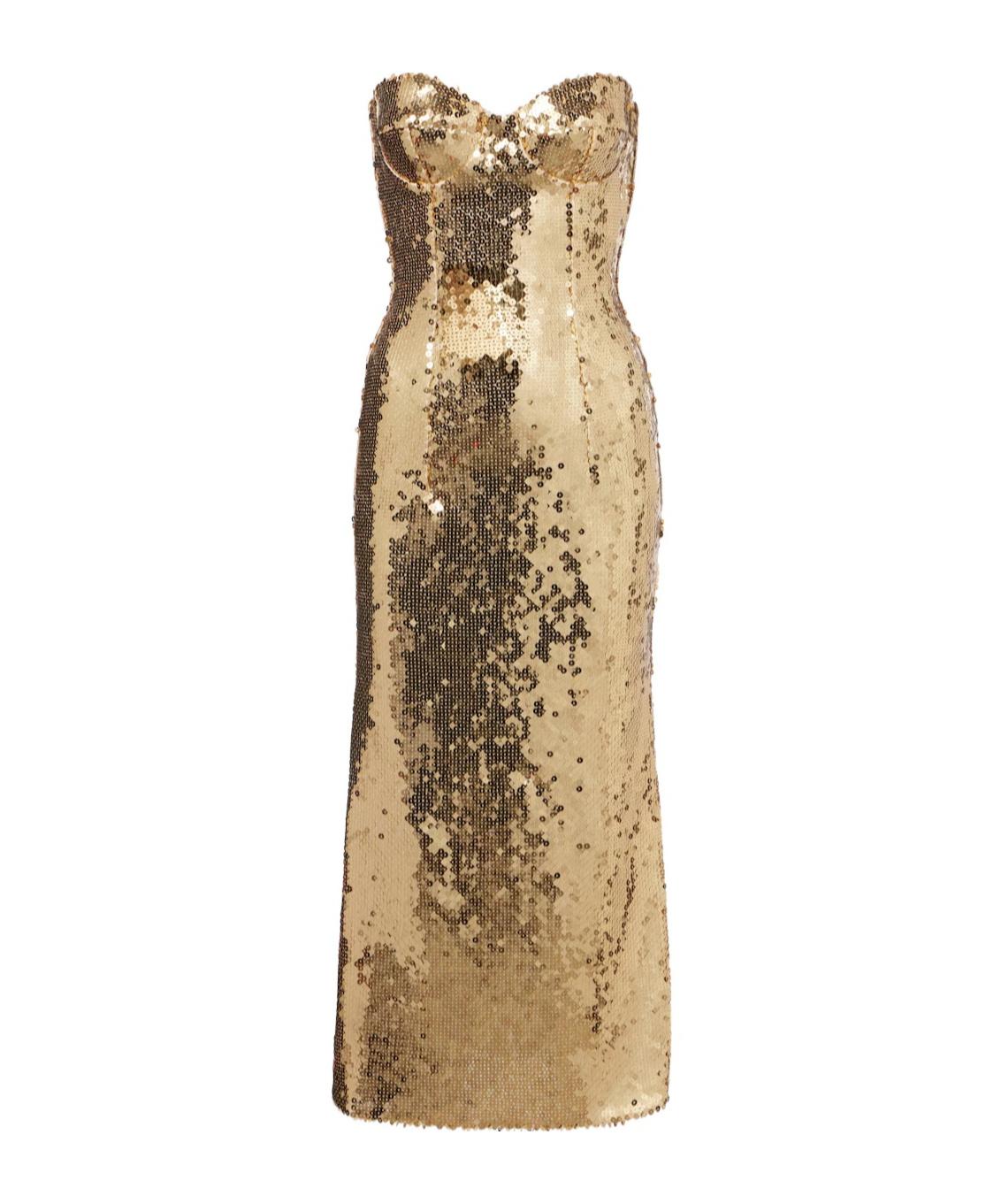 Gold Sequin Dresses for Women - Up to 80% off | Lyst UK