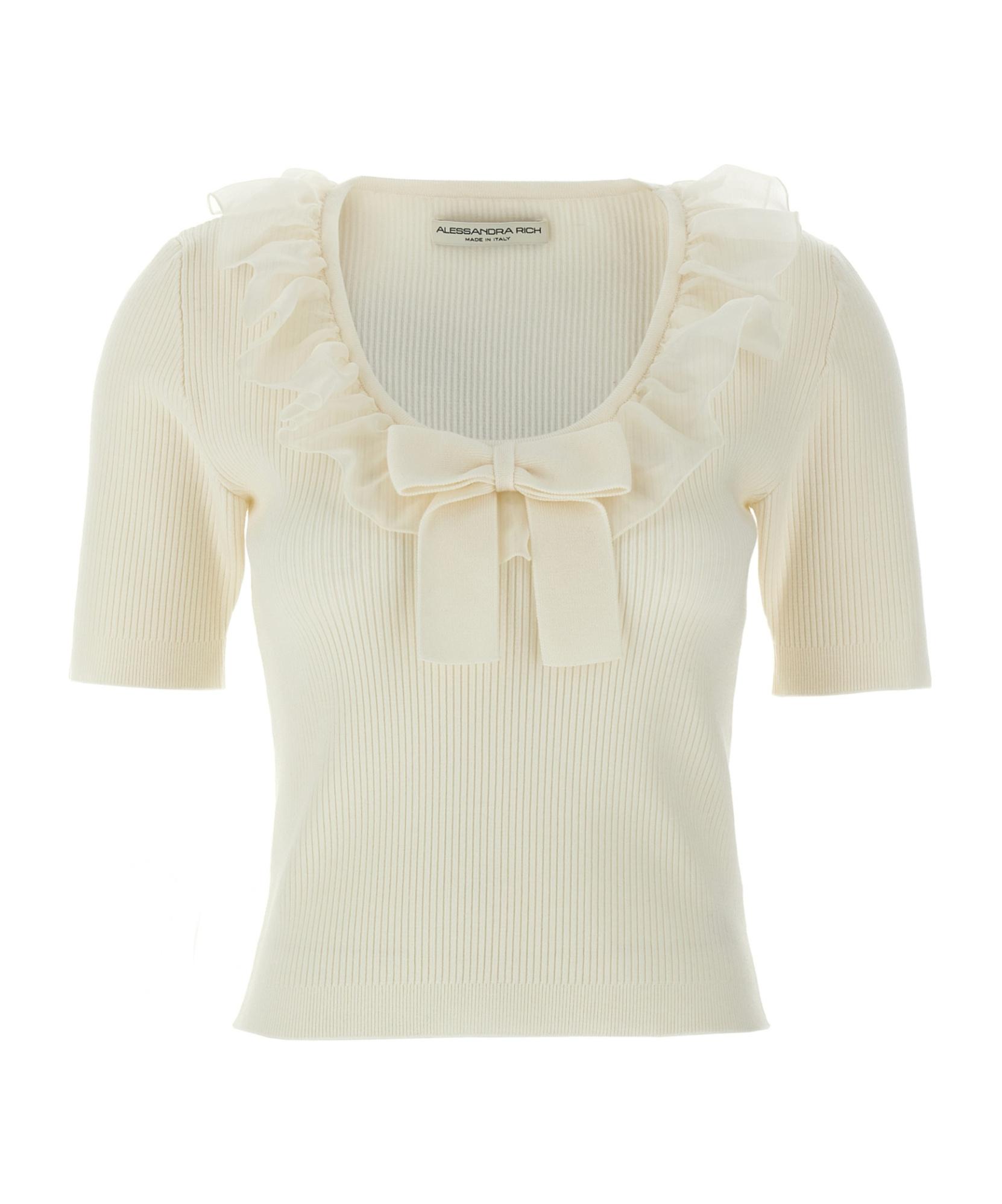 【ALESSANDRA RICH】フリル Tシャツ Alessandra Rich T-shirts for Women | Online Sale up to 79