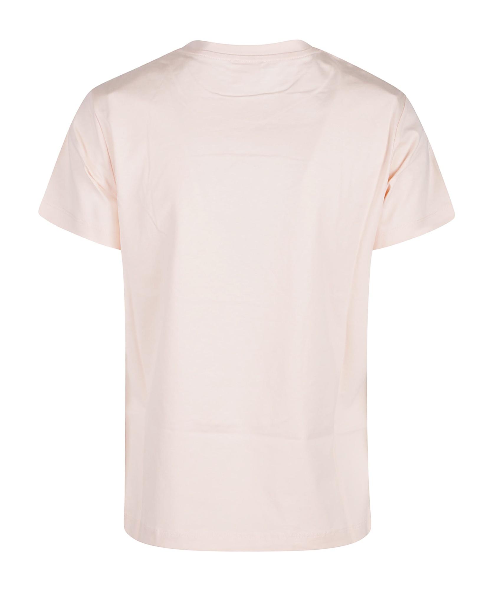 PINKO 売れ筋商品|||ピンコ Tシャツ トップス レディース T-shirts Pink T-shirt with PINKO logo and birds PINKO → Shop Online