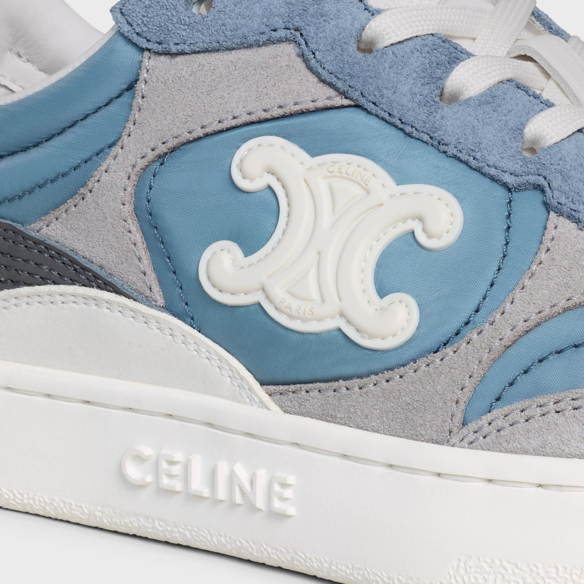 【直営・関税送料込】Celine trainer ct-12 CELINE TRAINER CT-12 LOW LACE-UP SNEAKER IN NYLON, SUEDE