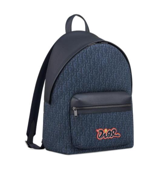 Dior And Kaws Rider 2.0 Zipped Backpack in Blue for Men | Lyst