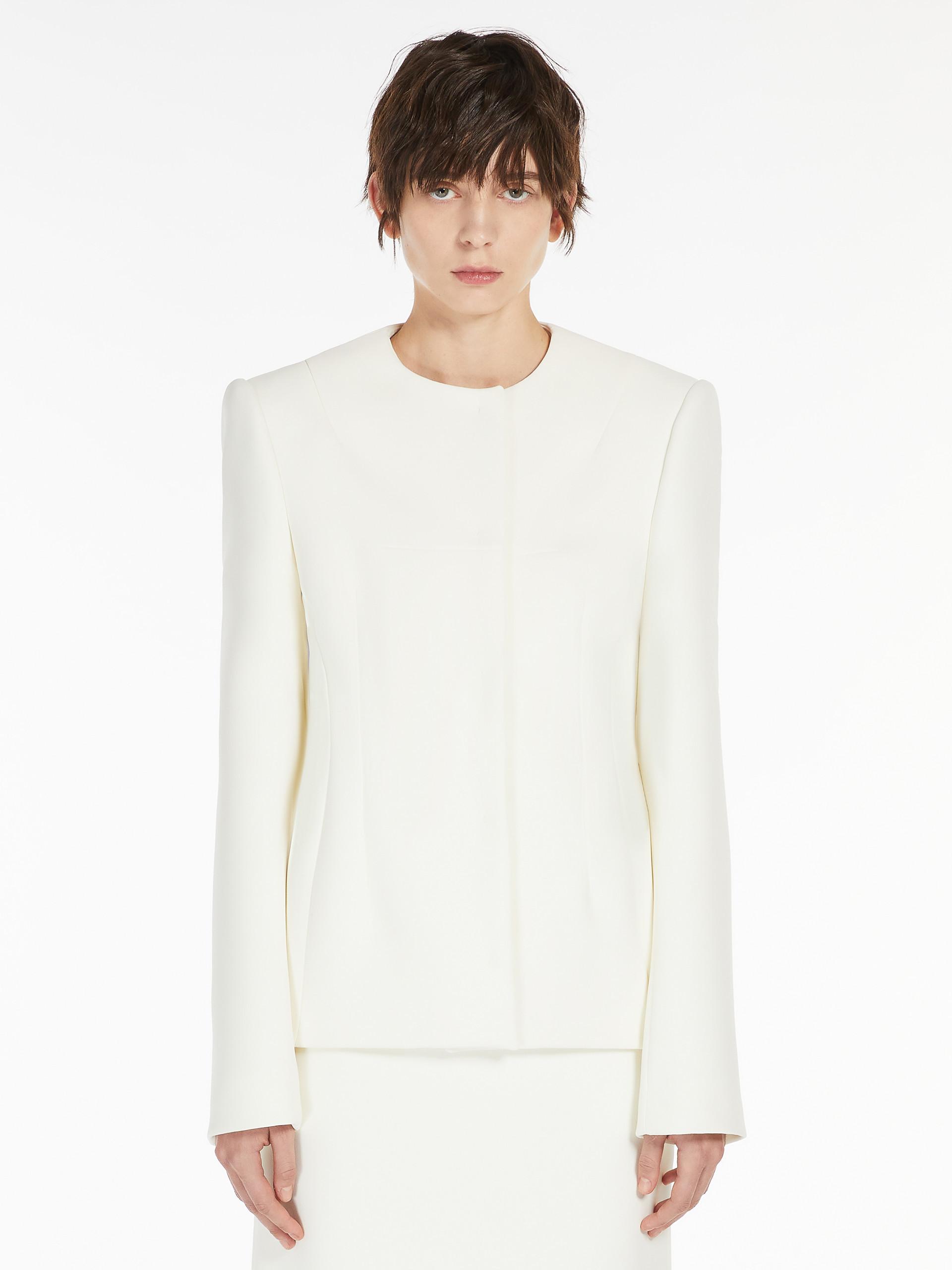 ジャケット SPORTMAX 'Aceri' jacket White ACERI Sportmax Aceri Long Sleeved Jacket in White | Lyst