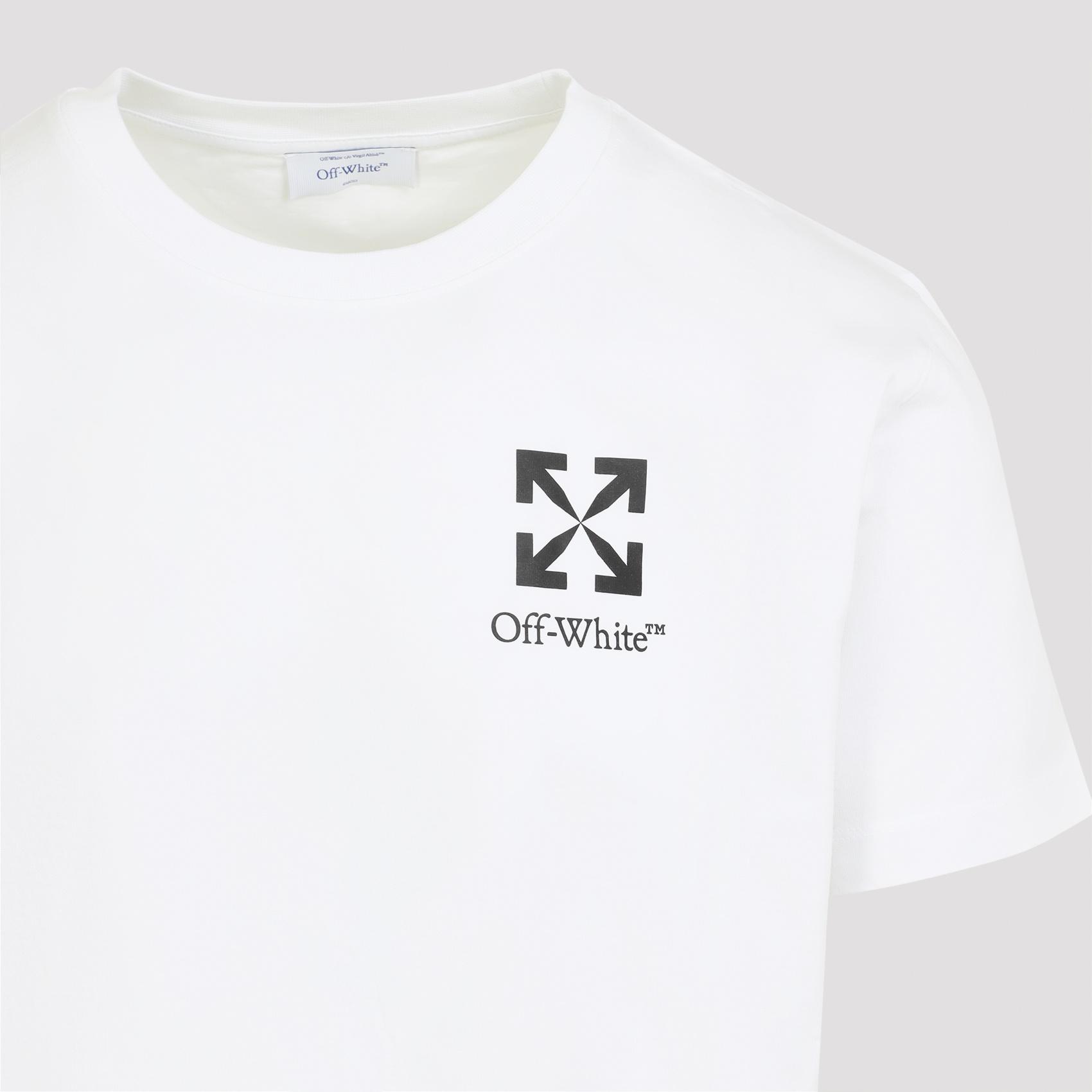【Off-White】GRAPHIC LOGO SHORT SLEEVE T SHIRT-White Off-White c/o Virgil Abloh Short sleeve t-shirts for Men