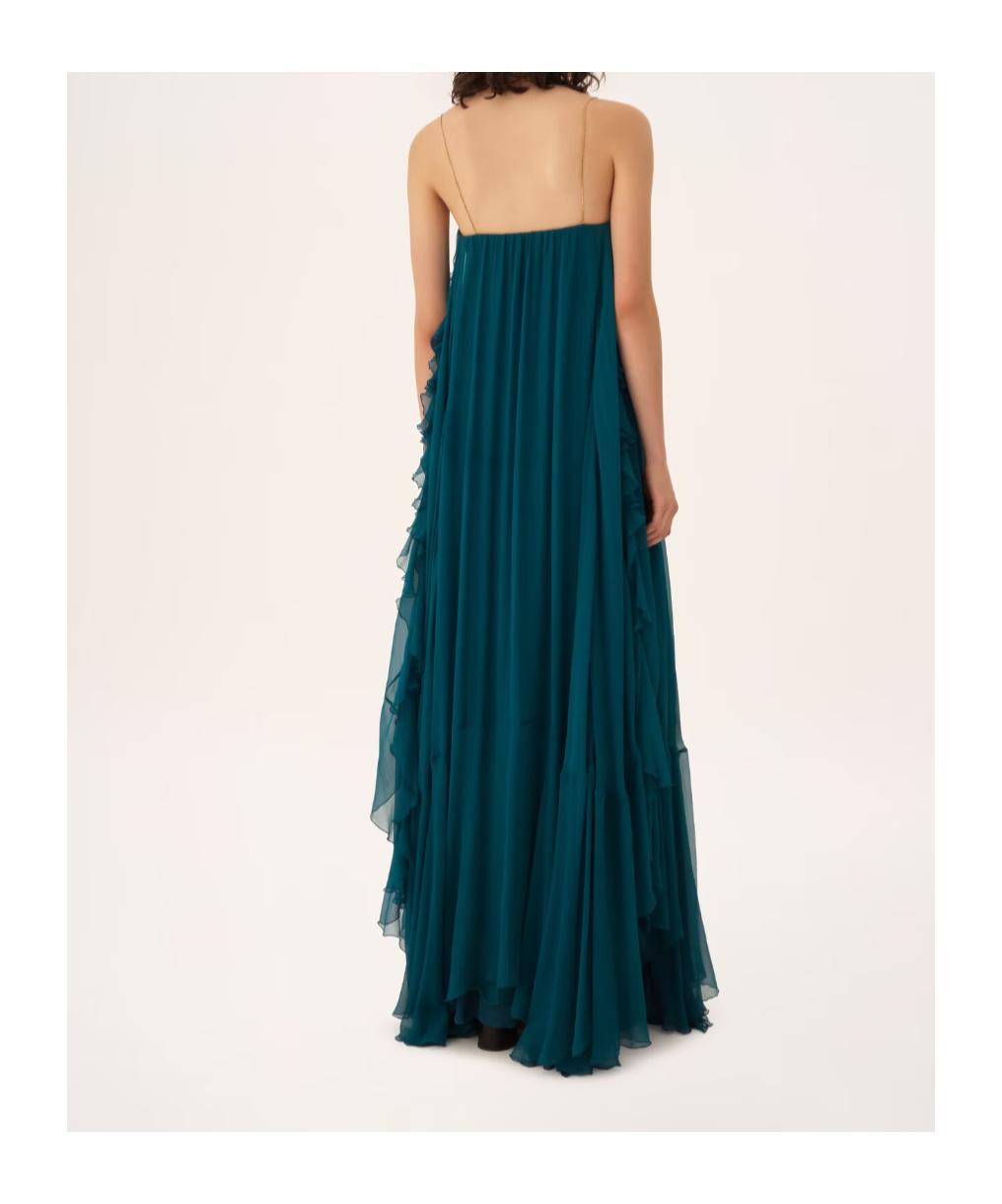 melody plisse halter maxi dress - olive Petal and Pup Women's Melody Plisse Halter Maxi Dress main image 0