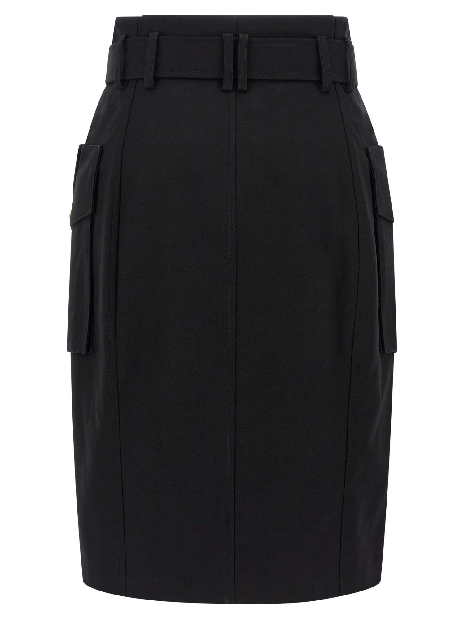 スカート BALMAIN Woman Skirt Black DF0LD019KH70 0PA 21259014_51138028_600.jpg