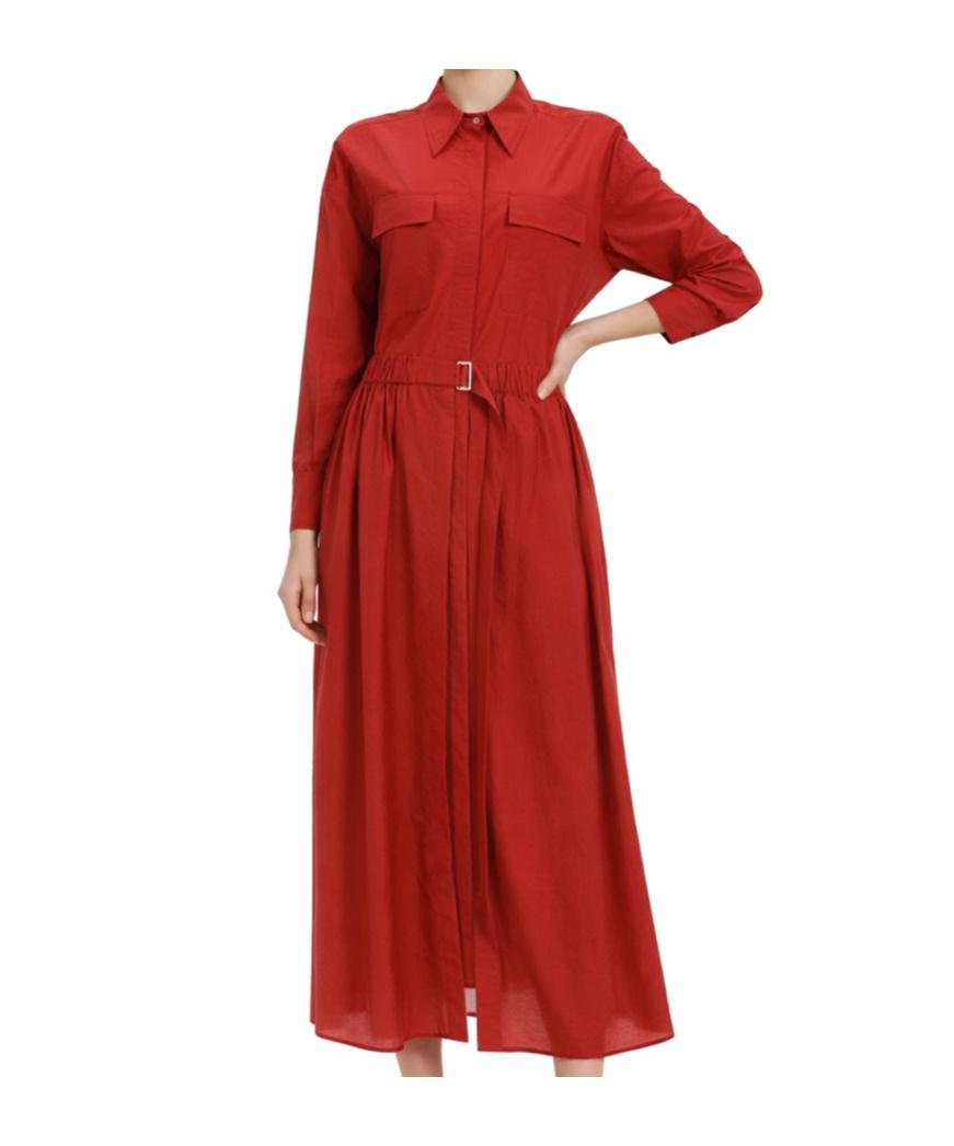 open lace back dress Monili Shoulder Maxi Dress - Red