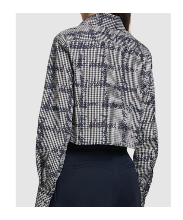 Vivienne Westwood コットン ハートシャツ グレー Vivienne Westwood Cut Off Heart Cotton Shirt in Gray | Lyst