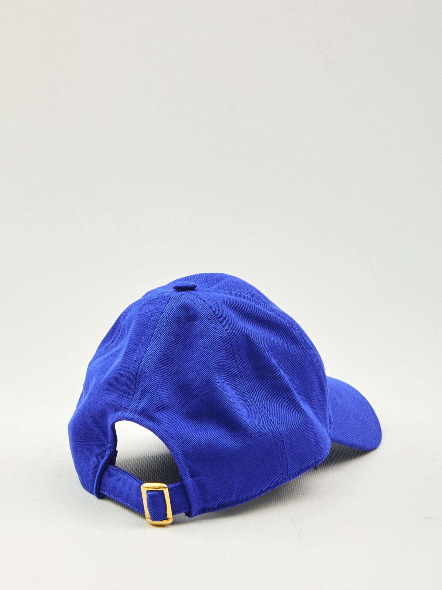 Celine Womens Triomphe Baseball Hat Cap Royal Blue Small Bleu Roi CELINE TRIOMPHE CAP CÉLINE | Mercari main image 2