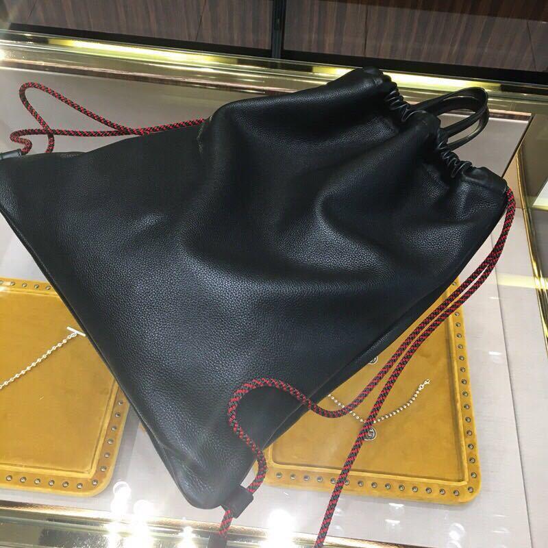 Gucci Logo Drawstring Backpack in Black Lyst