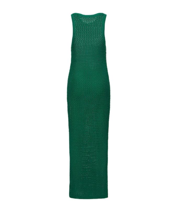 st agni green dress COTTON CROCHET DRESS VERDE / L main image 0