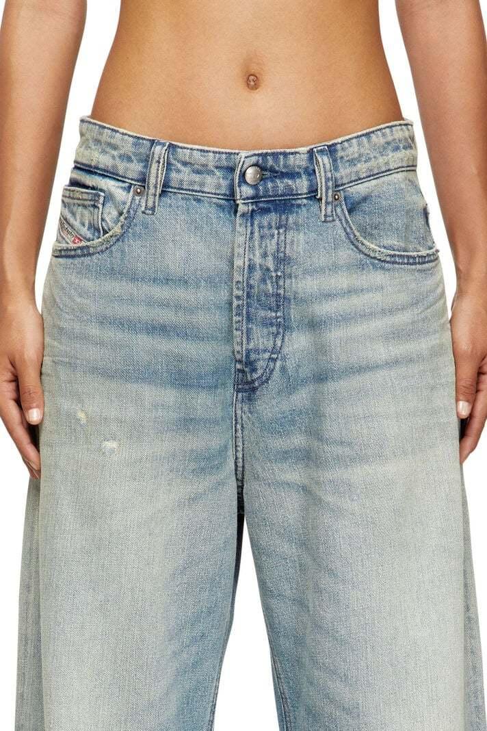 DIESEL 1996 D-Sire 0Dbec Distressed Relaxed Jeans in Blue | Lyst