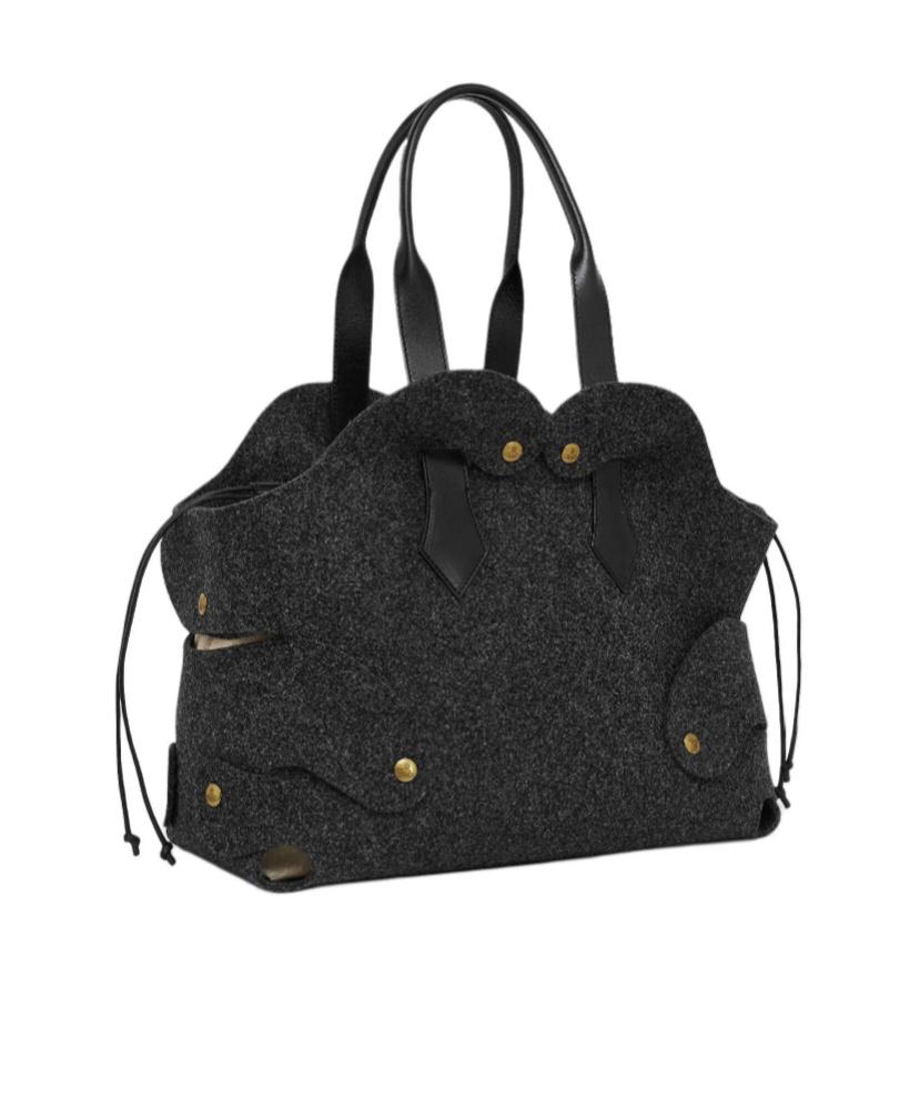 Vivienne Westwood Wilma Double-Handle Tote Bag in Black | Lyst