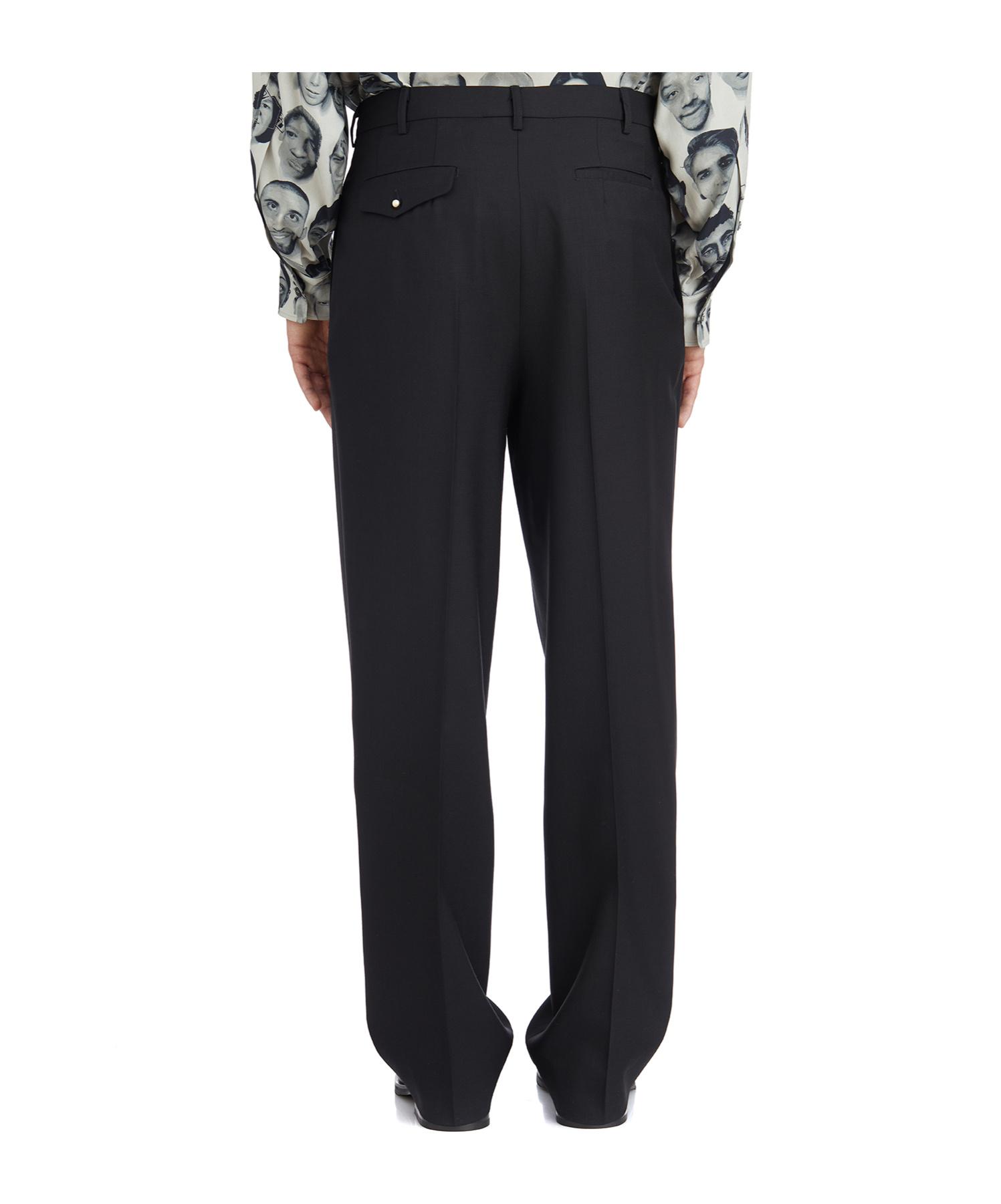 Magliano Double Pleat Straight Pants in Black for Men | Lyst