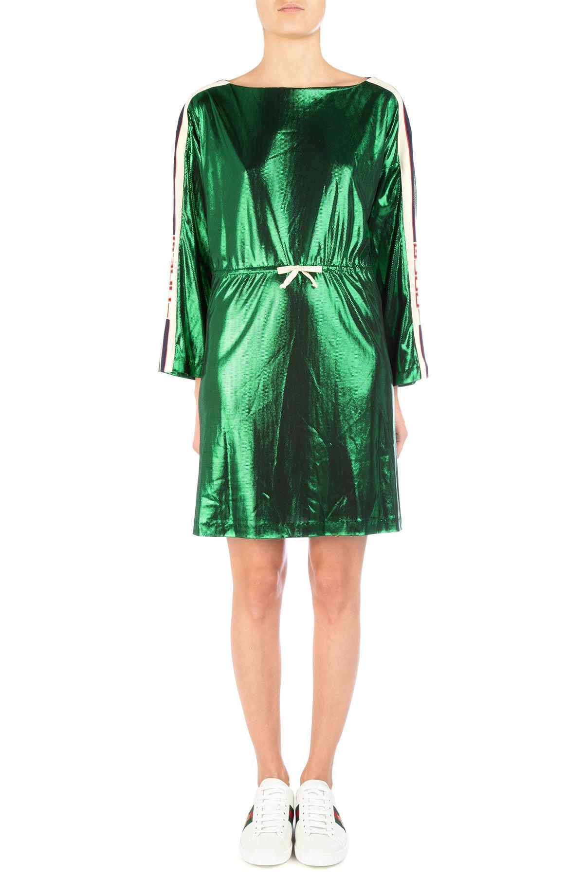 green emerald velvet dress Gucci Emerald Spring 2006 Cross Back Gown main image 1