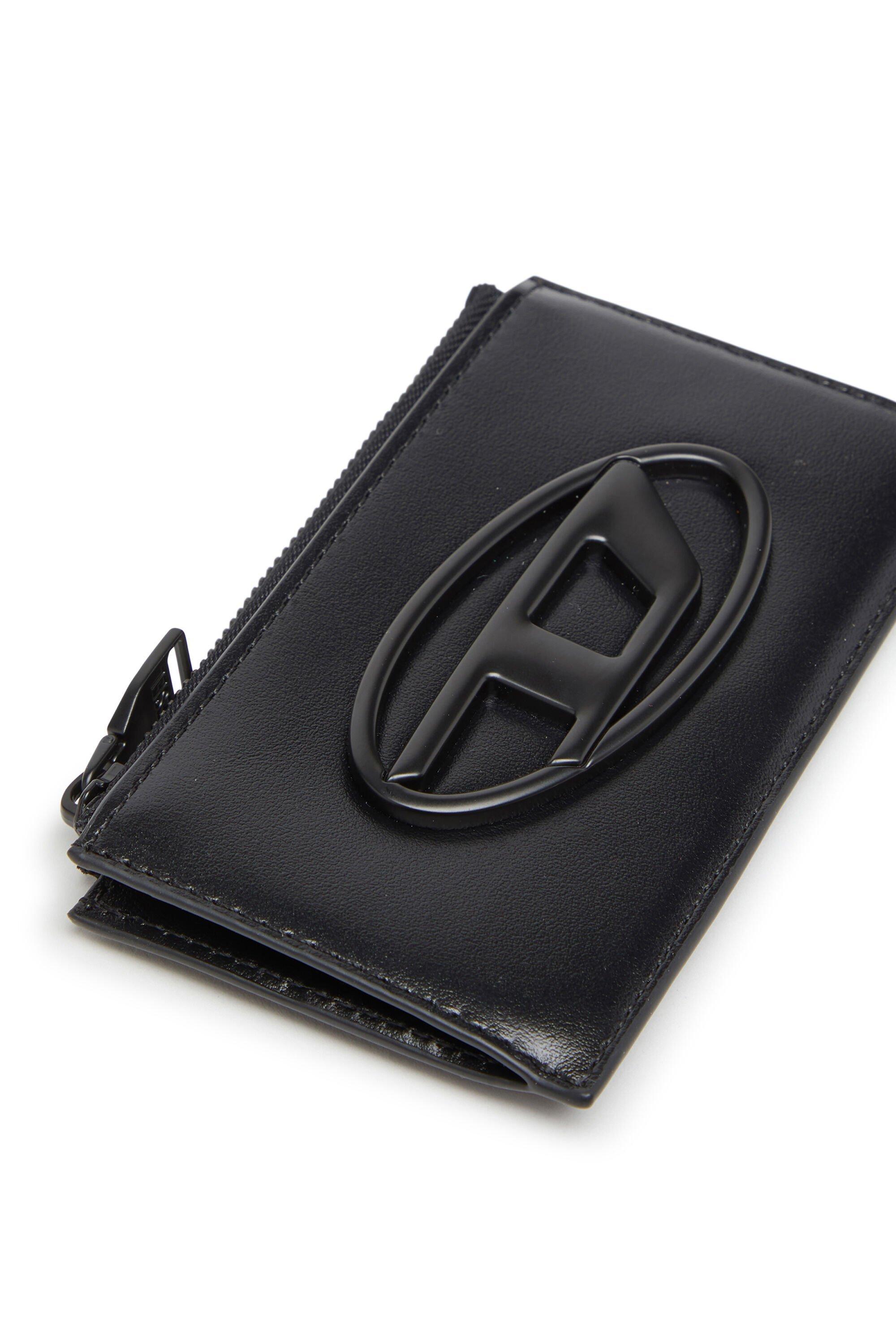 DIESEL Holi-D Zipped Card Holder in Black for Men | Lyst