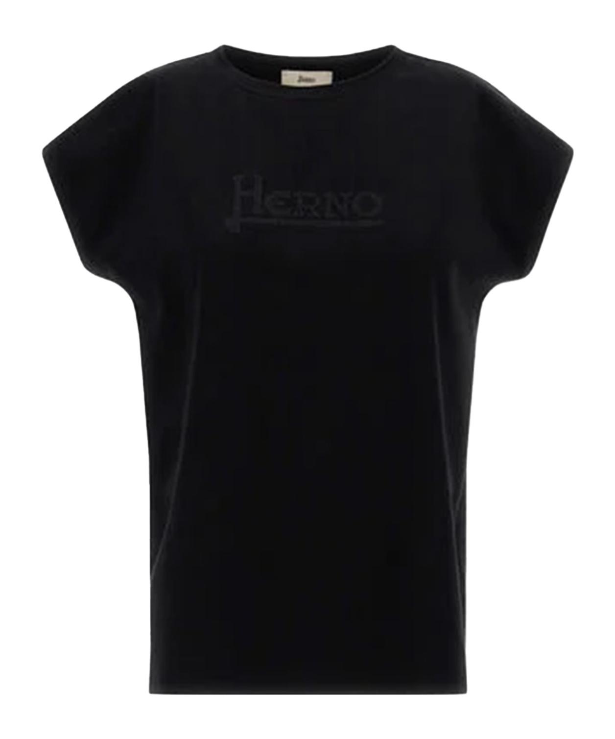 【送料&関税込】Herno Cotton Crew-neck T-shirt Herno EMBROIDERED COTTON CREW-NECK T-SHIRT | miinto | REVERSIBLE