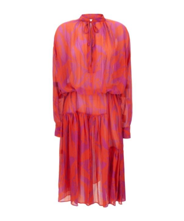 open lace back dress Dries Van Noten Midi  Runway Catalog
