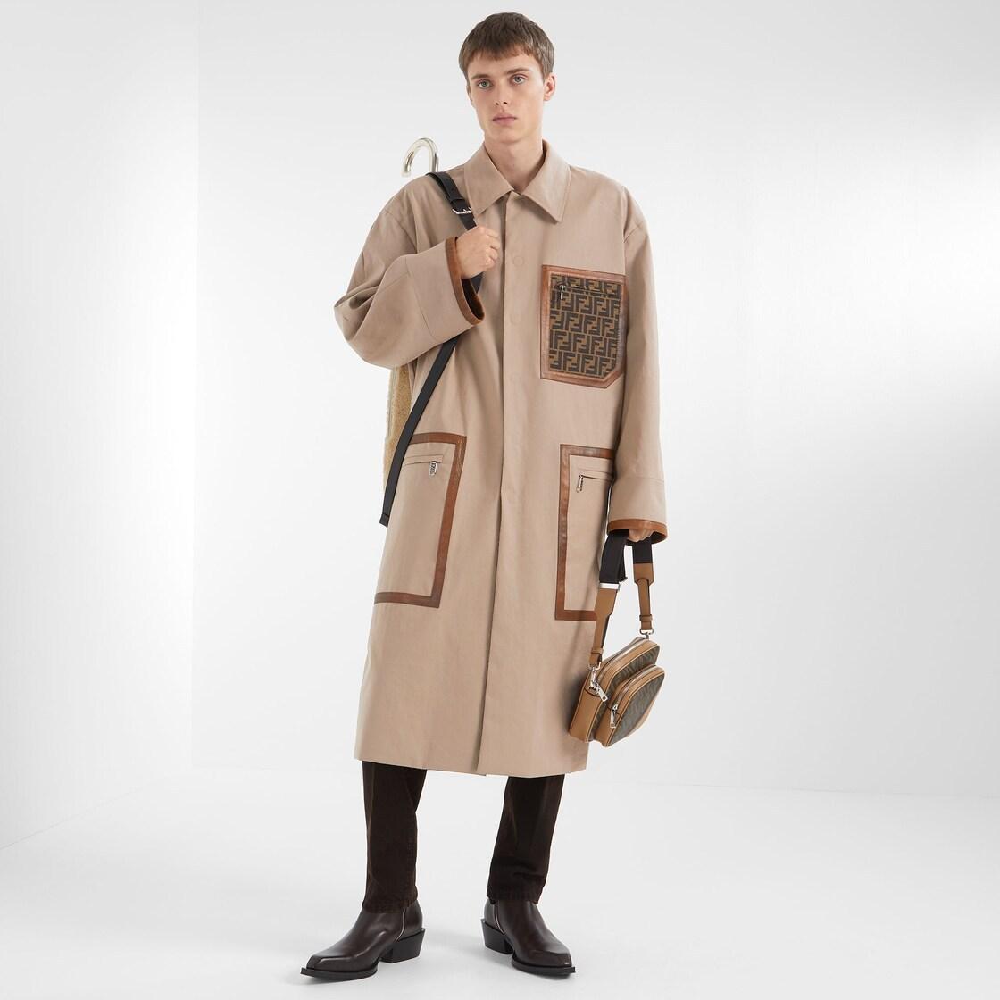 Fendi Single-Breasted Coats in Natural for Men | Lyst