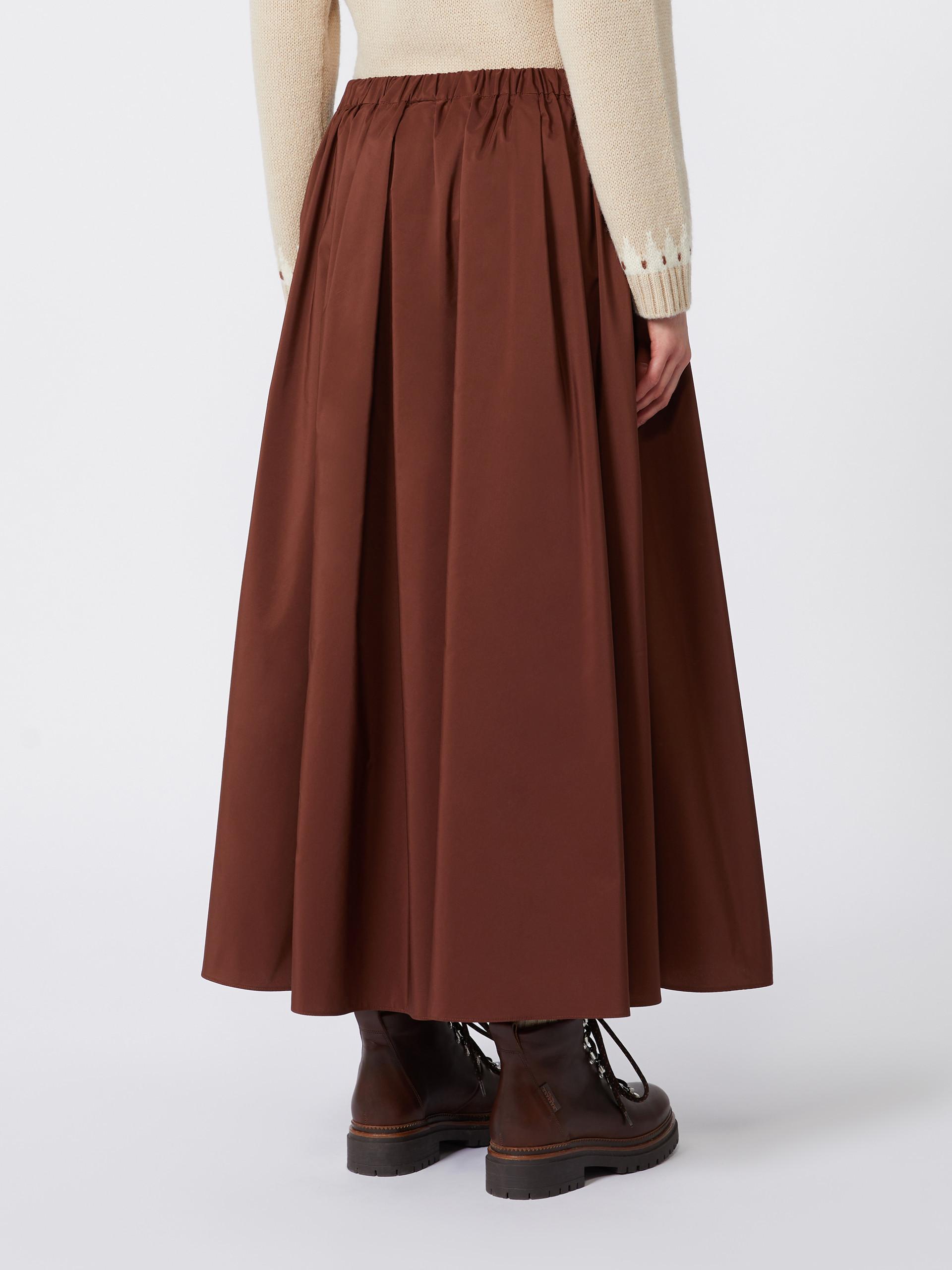 Weekend by Maxmara Bruno Gathered Skirt in Brown | Lyst