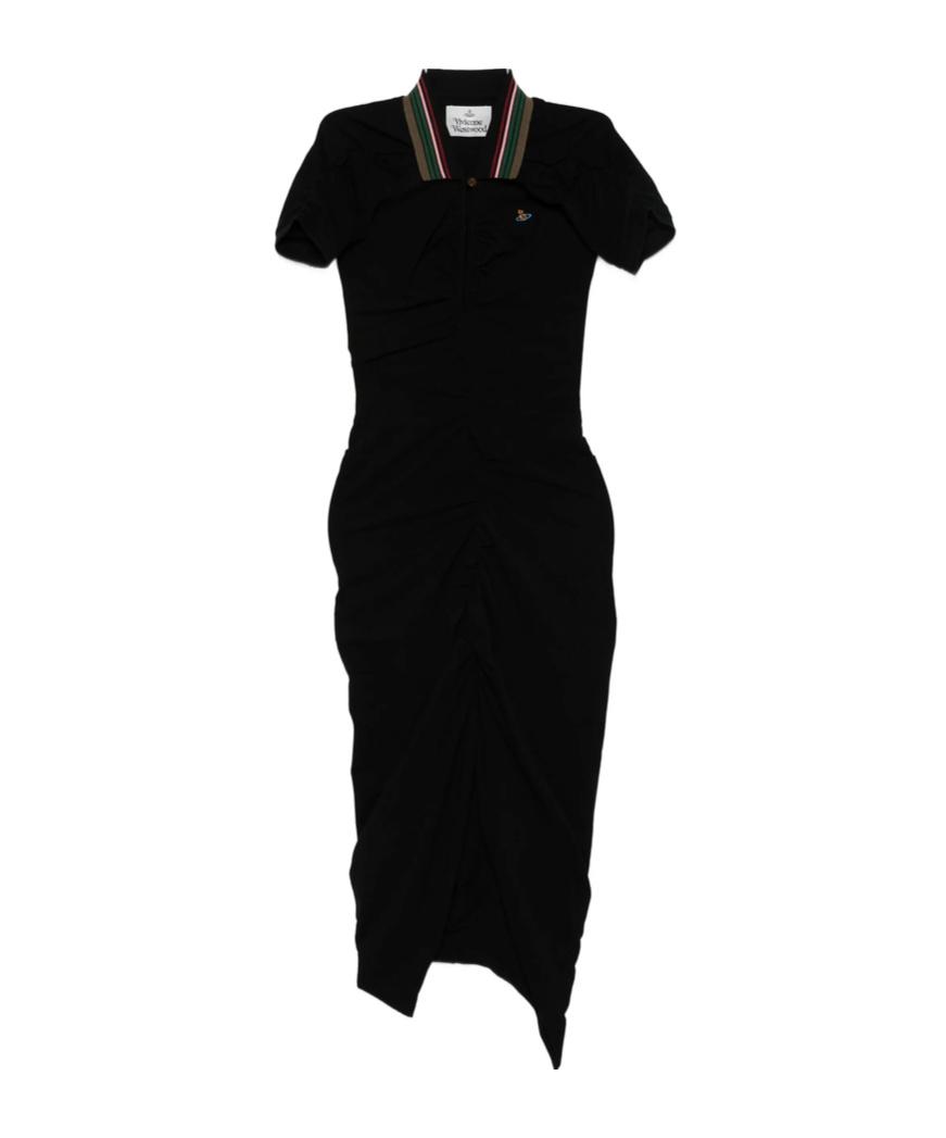 ワンピース VIVIENNE WESTWOOD Woman Dress Black 1G01000EJ001M N401 LR PARACHUTE PANTS - SchaferandweinerShops GB - Black