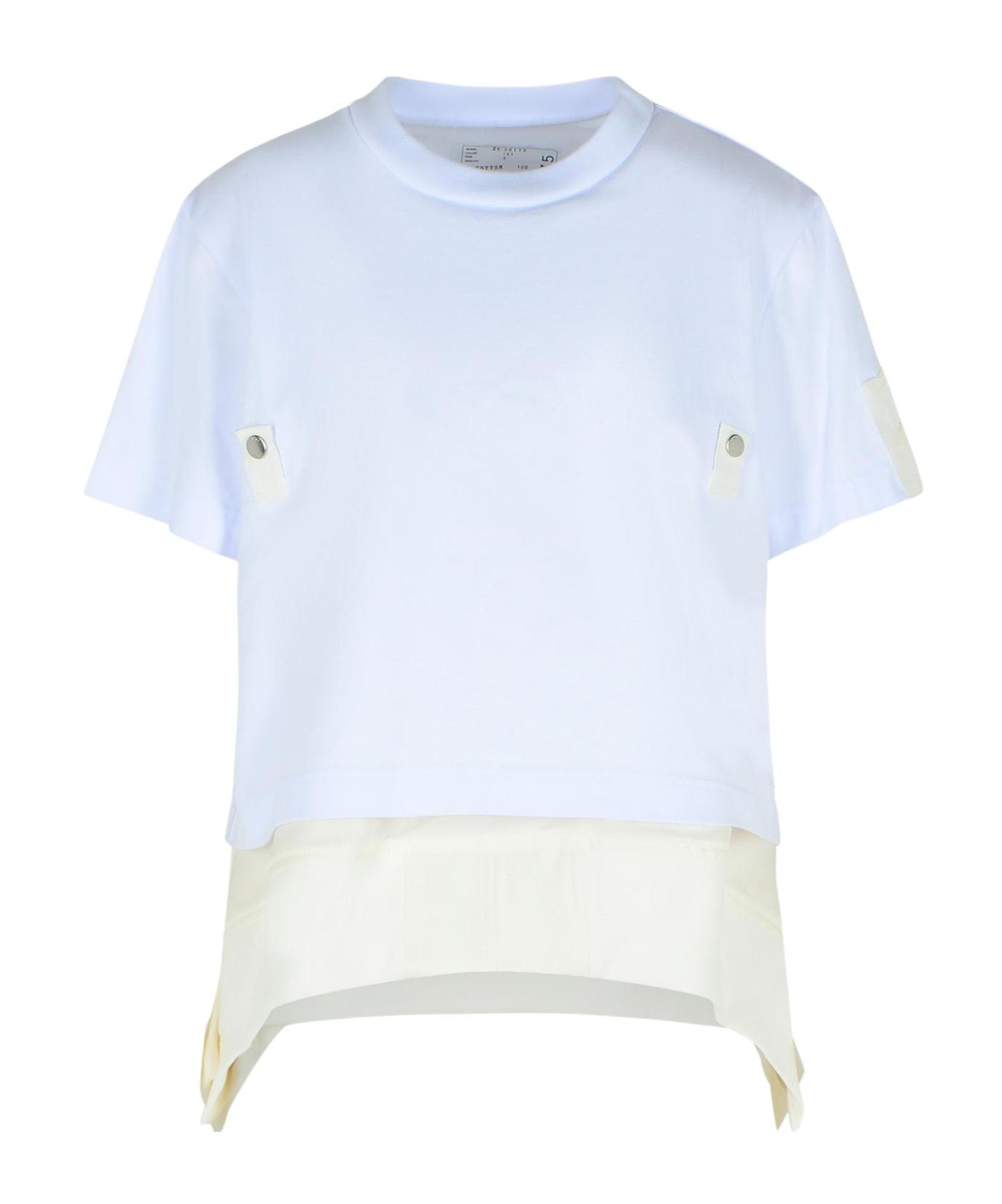 トップス sacai 22SS FILM CREW TEE WHITE トップス sacai 22SS FILM CREW TEE WHITE 22ss sacai FILM CREW