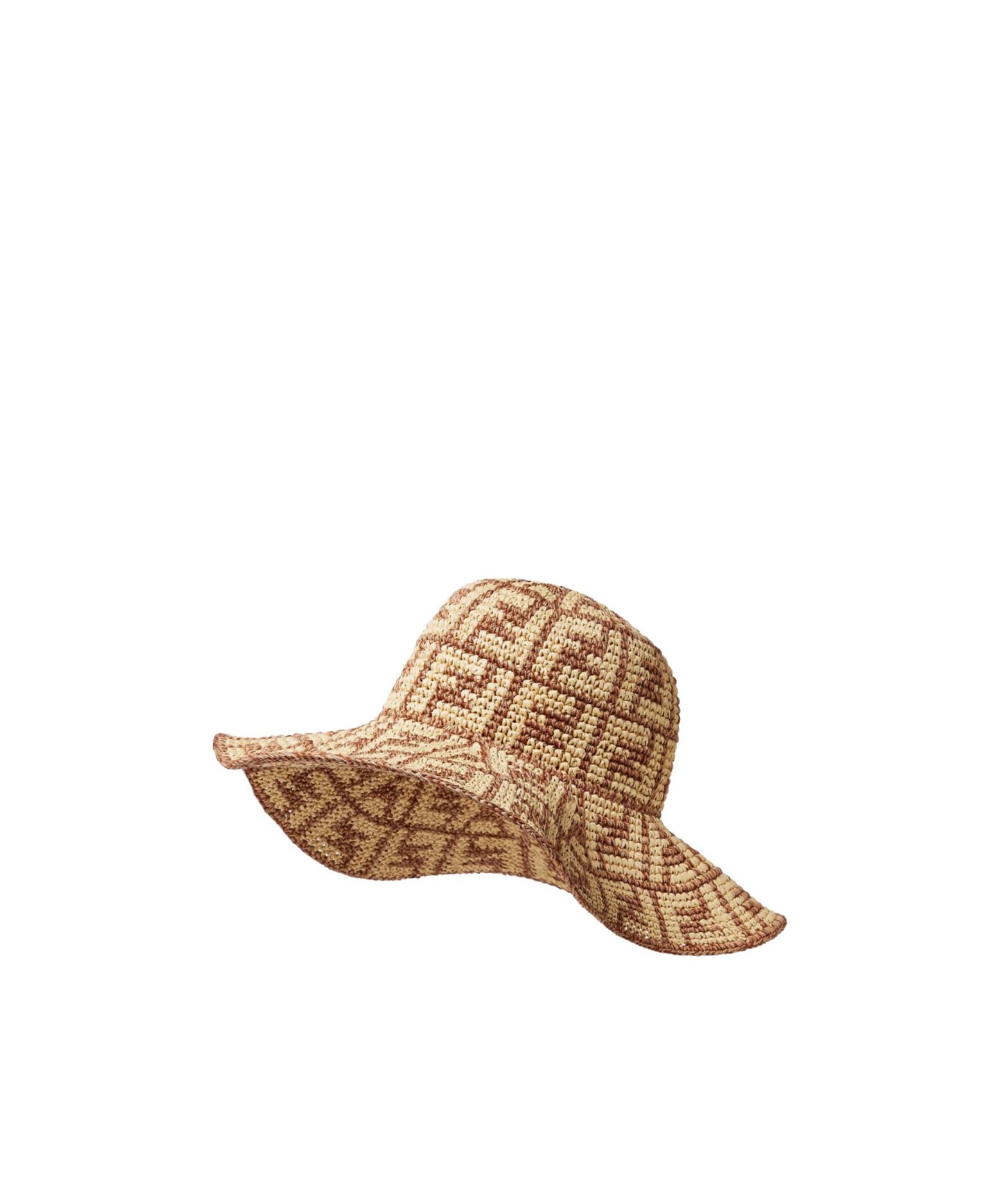 ストローハット FENDI RAFFIA HAT FENDI HAT ストローハット RAFFIA
