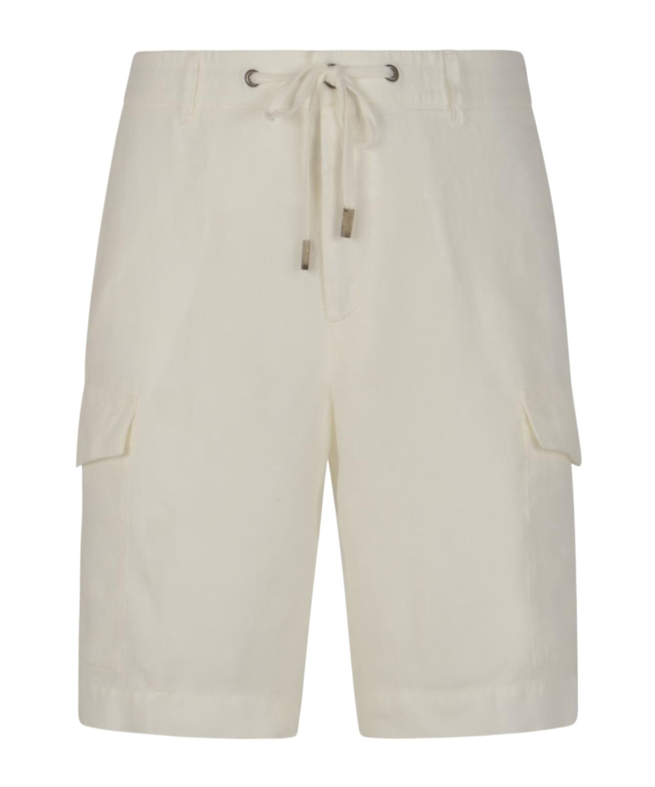 ショートパンツ Peserico Tailored Bermuda Shorts With Cuffed Hem Peserico Tailored Bermuda Shorts With Satin Finish | ShopSimon