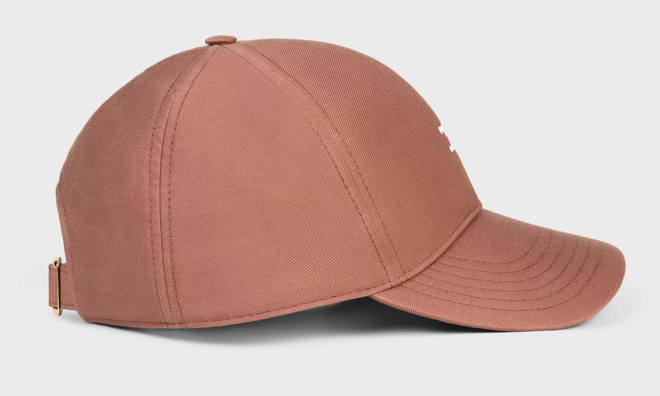 Celine Triomphe Baseball Cap in Pink | Lyst display picture 1