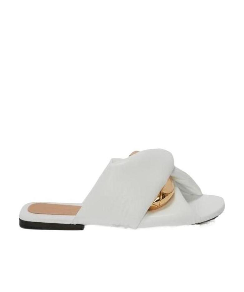 ＊JW ANDERSON＊ CHAIN FLAT SANDAL 関税/送料込 JW Anderson Chain Flat Sandals | Brown | FARFETCH