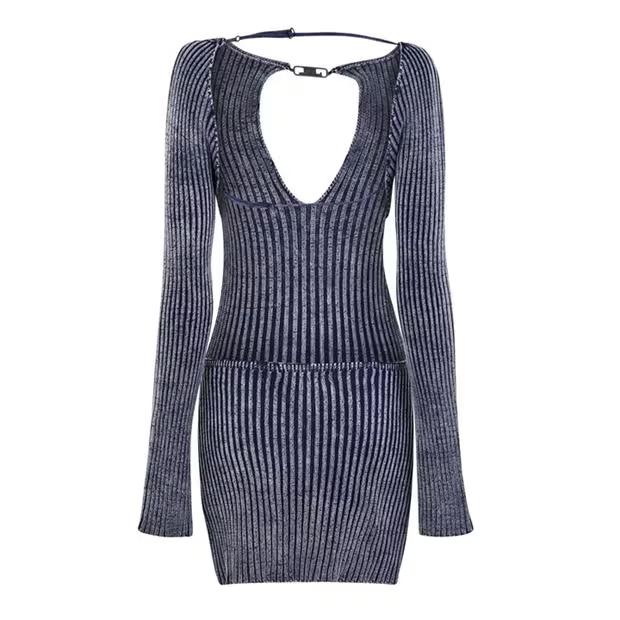 jaded london engineered knit mini dress and short dresses for Women | Online Sale up to 60% off long-sleeved-dress