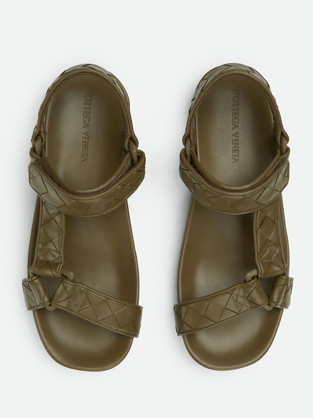 Bottega Veneta Trip Sandal in Green for Men | Lyst display picture 3