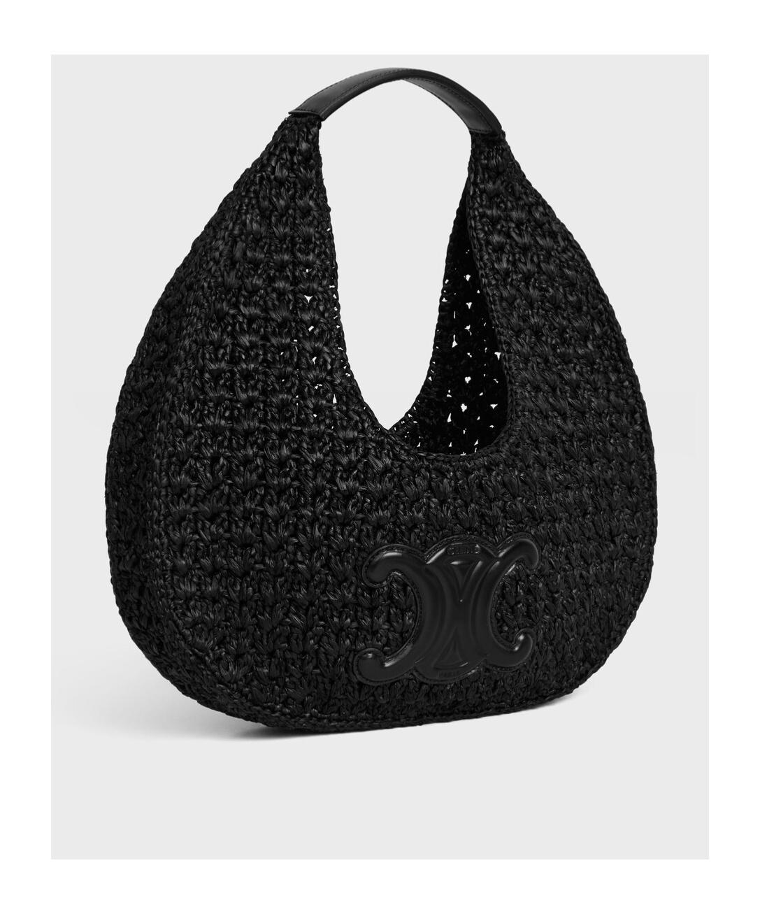 Celine Classic Panier Hobo Bag in Black | Lyst