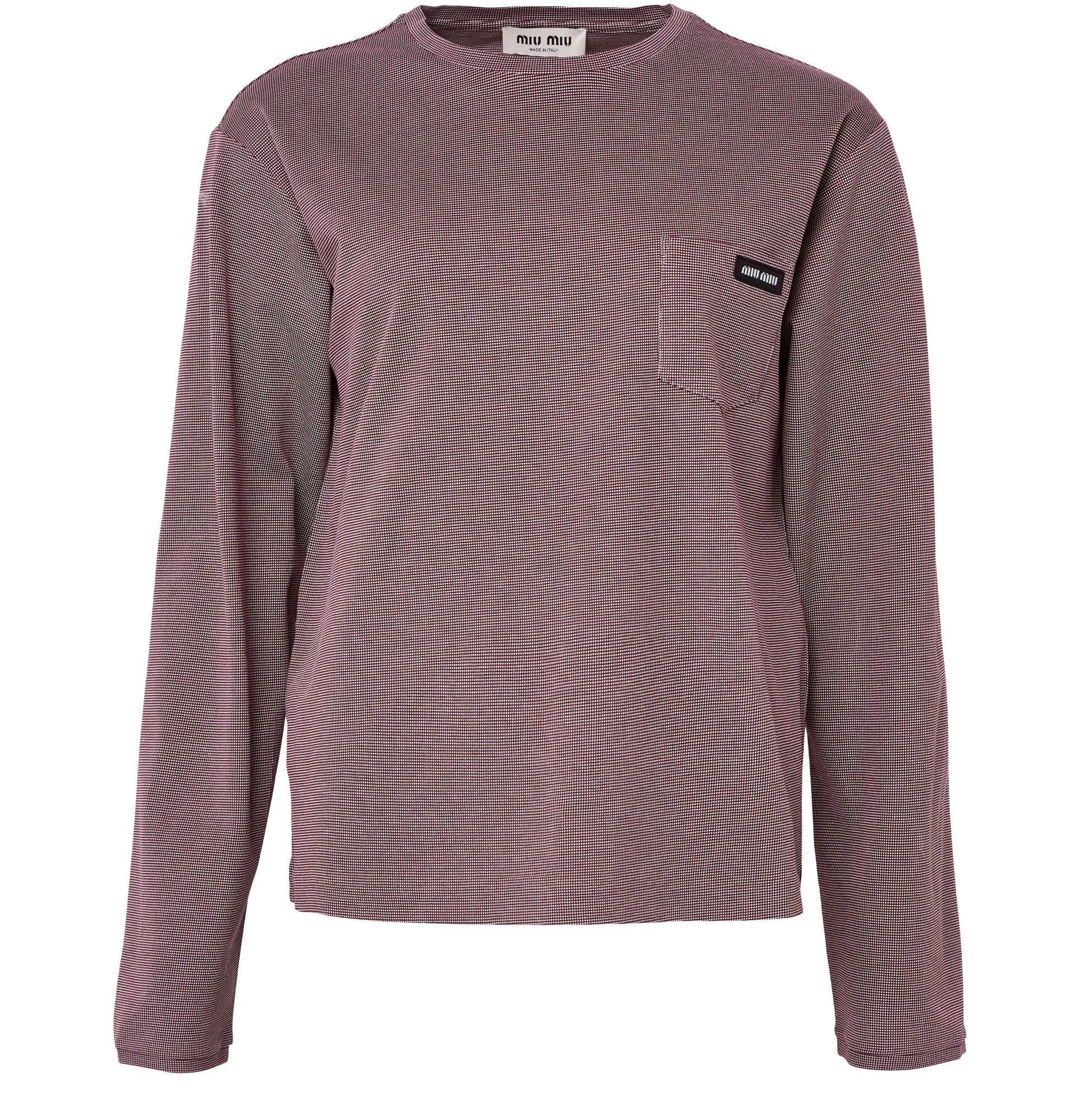 Miu Miu Long-sleeved tops for Women | Online Sale up to 43% off | Lyst