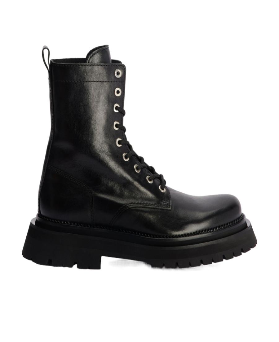 ami paris Round Toe Laced Ranger レザーブーツ ami paris Round Toe Laced Ranger レザーブーツ - メルカリ