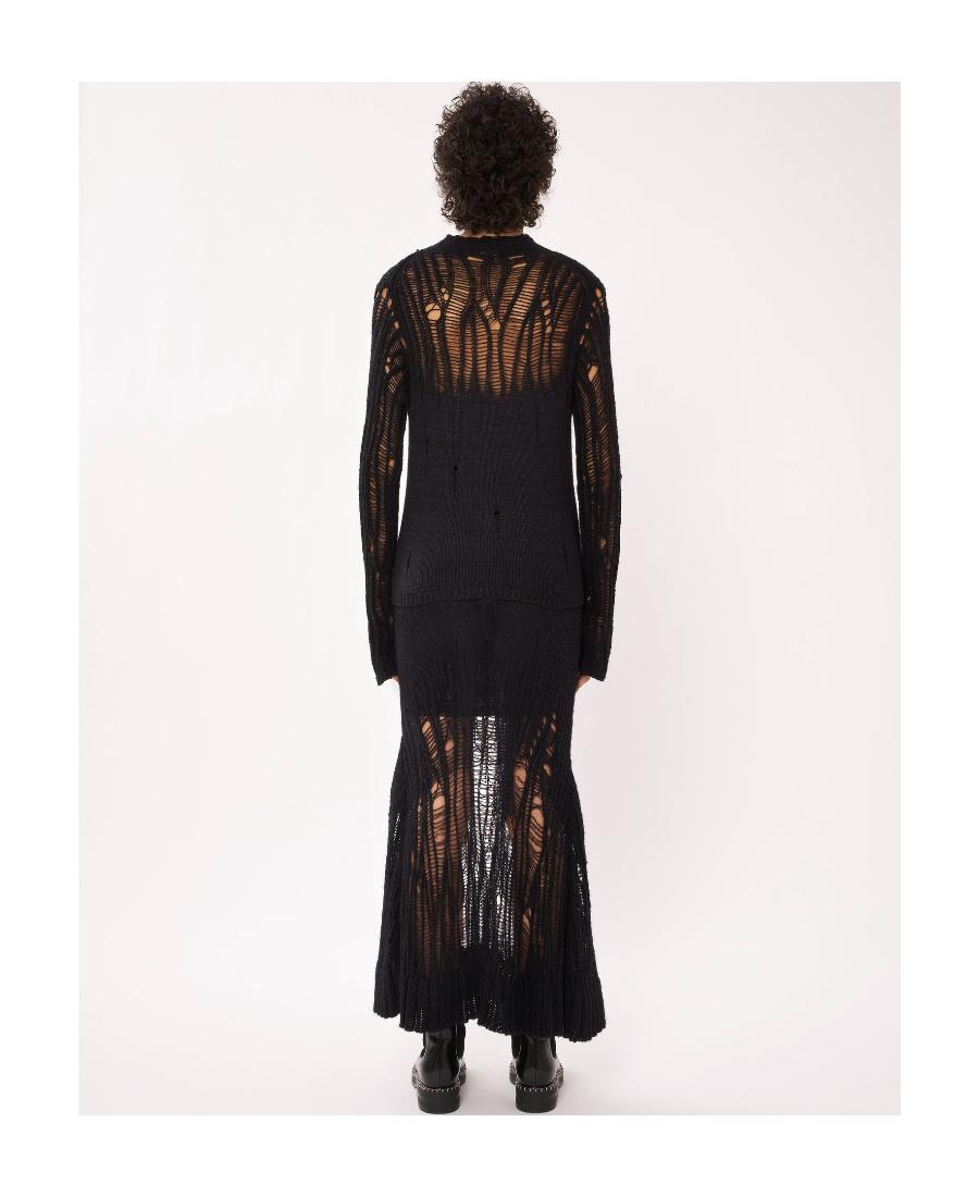 Chloé Chloé Flared Maxi Skirt in Black | Lyst
