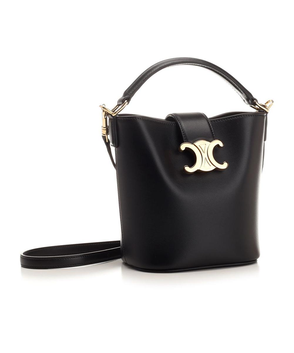 Celine Mini Bucket Louise in Black | Lyst