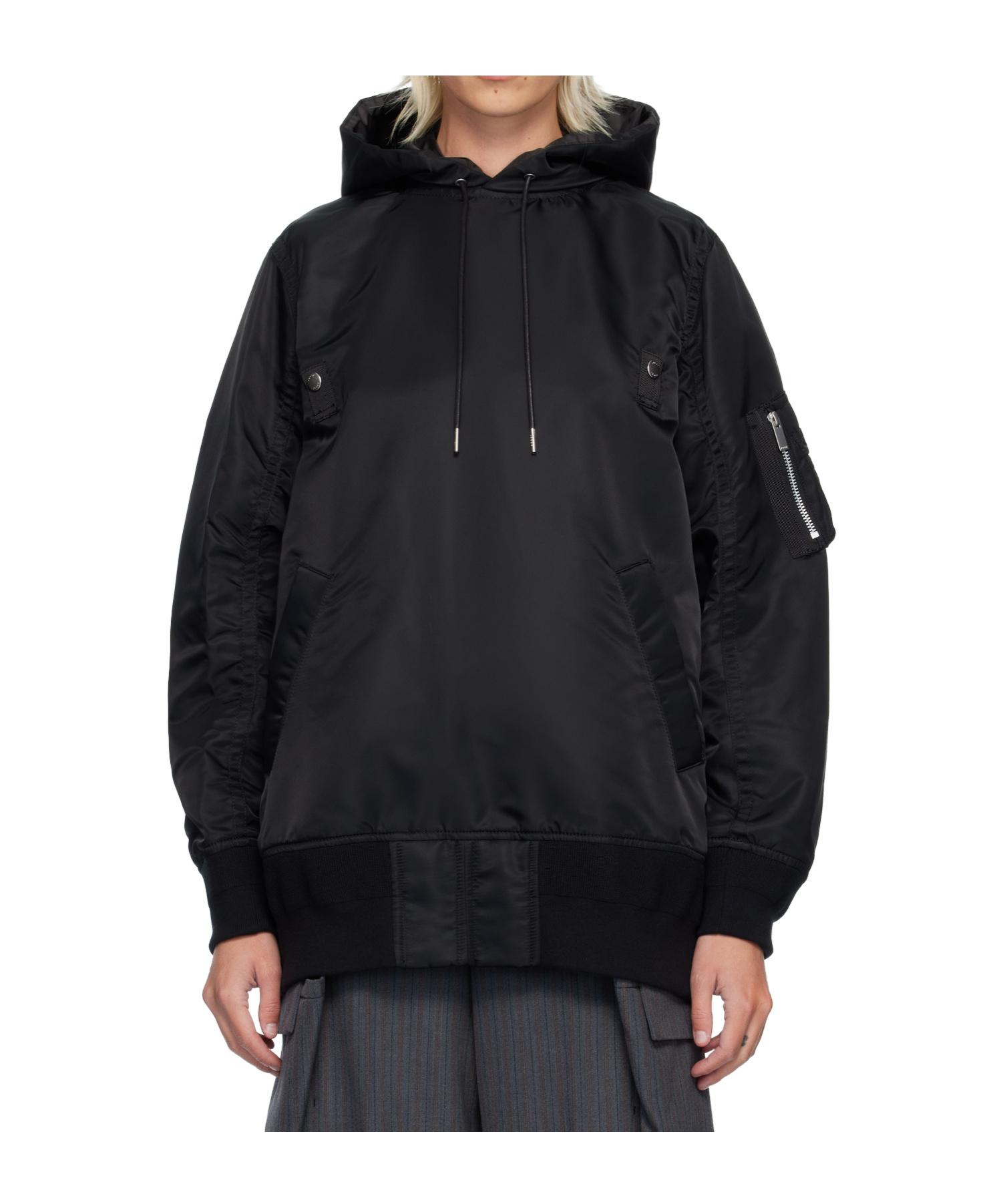 sacai　 Graphic Print Hoodie Sacai Graphic Print Crew Neck Hoodie w/ Tags - Black