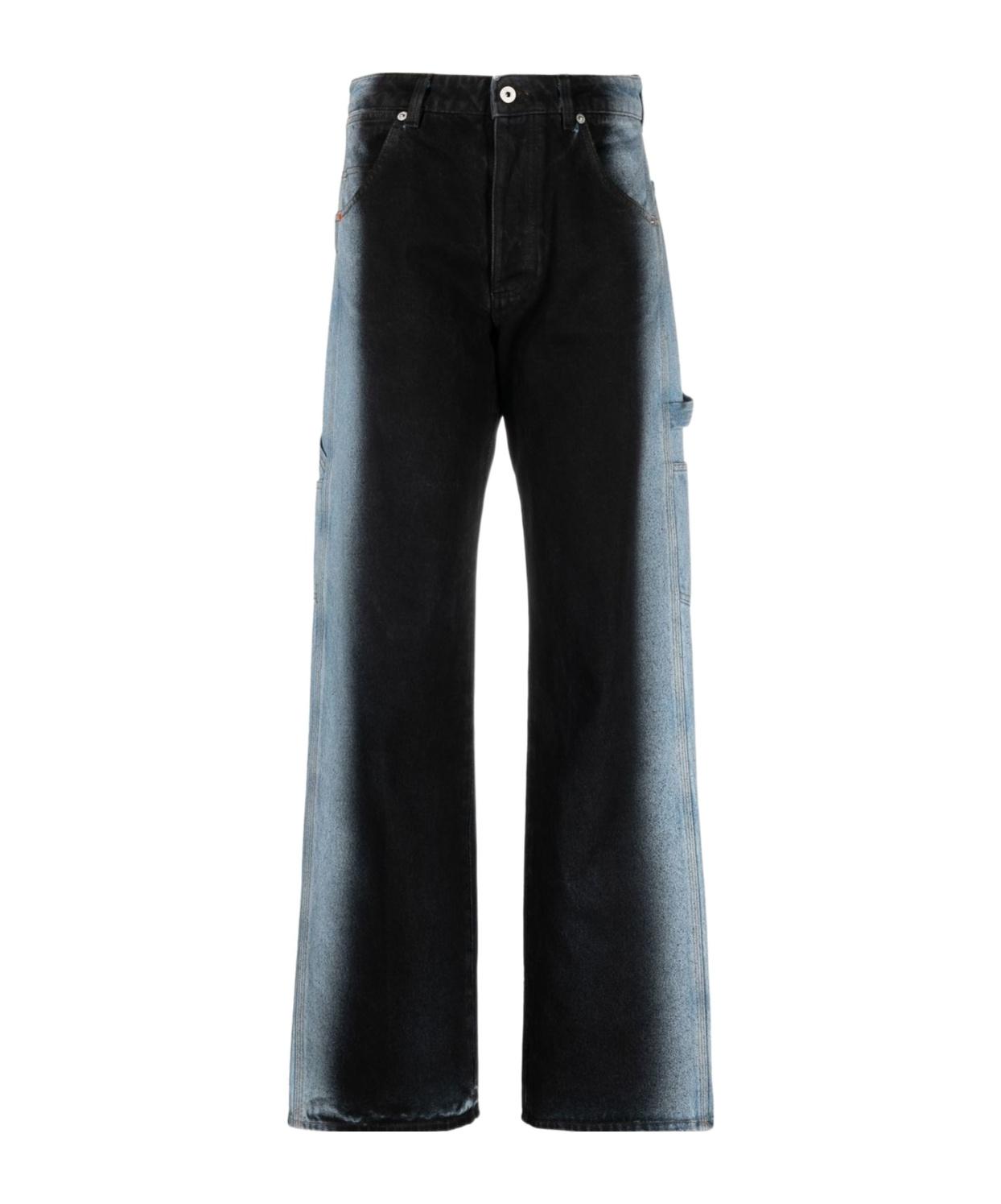 HERON PRESTONデニム Buy Heron Preston Pattern Denim Pants 'Indigo/White